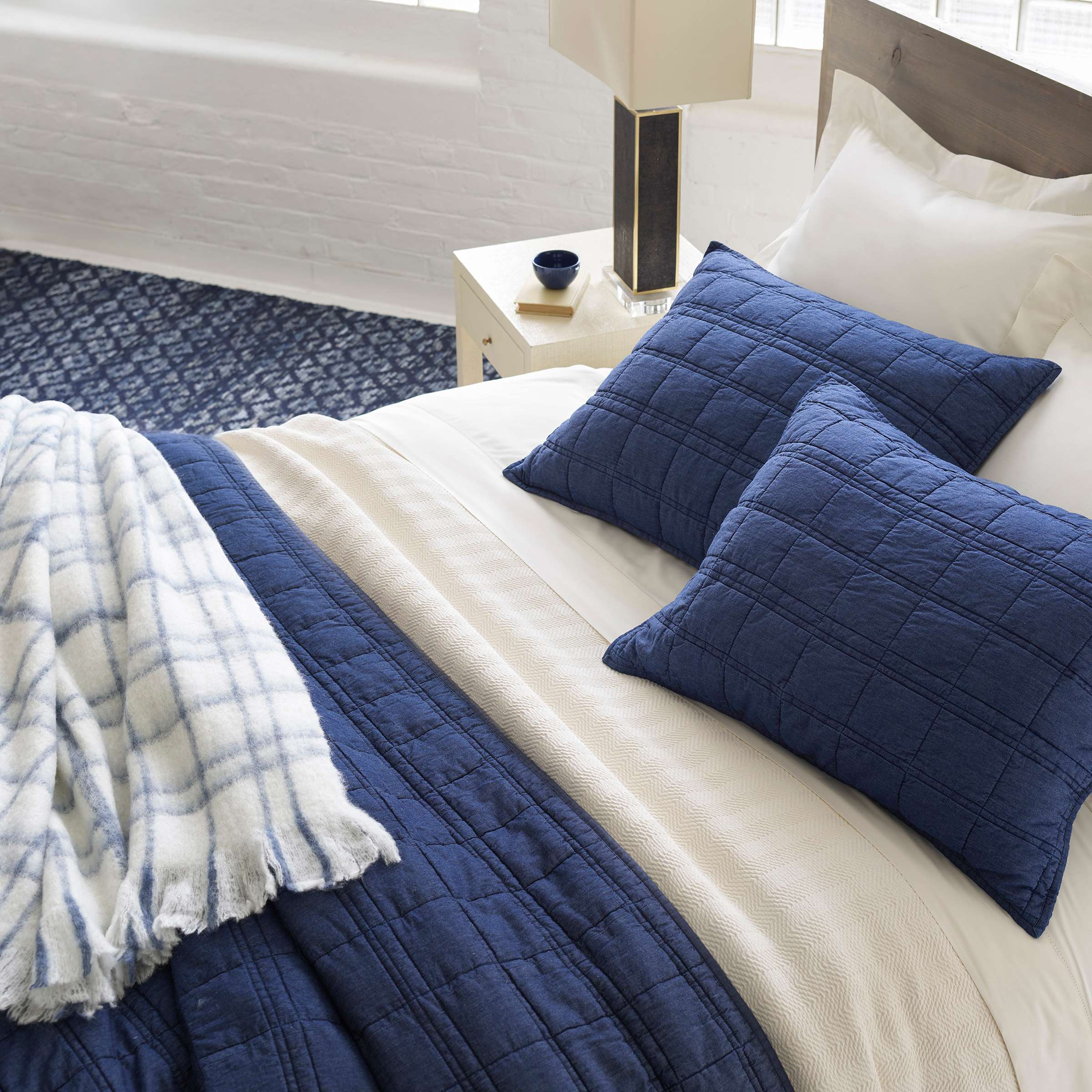 Classic Hemstitch Pillow Sham Sham By Annie Selke