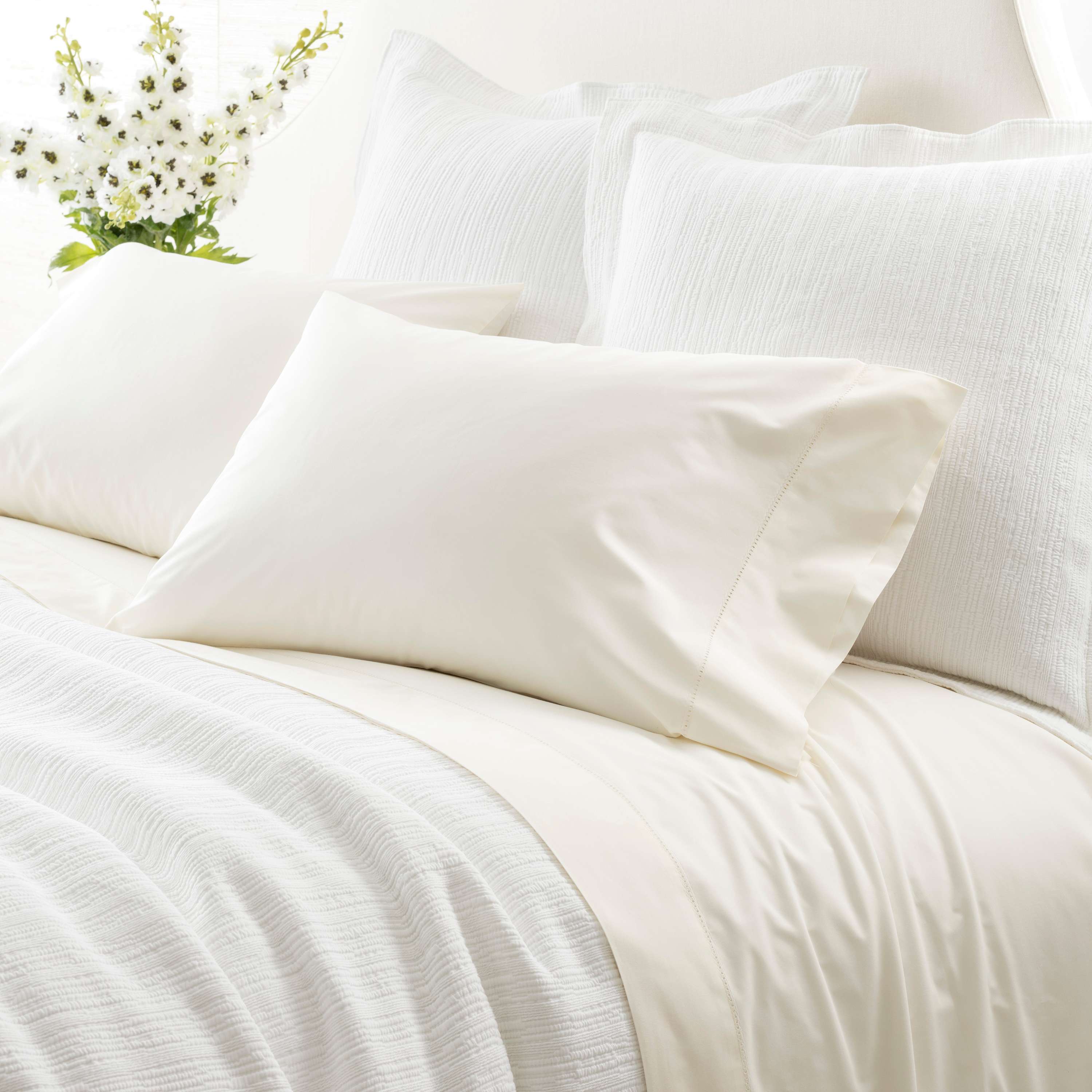 Classic Hemstitch Sheet Set Sheet Set By Annie Selke