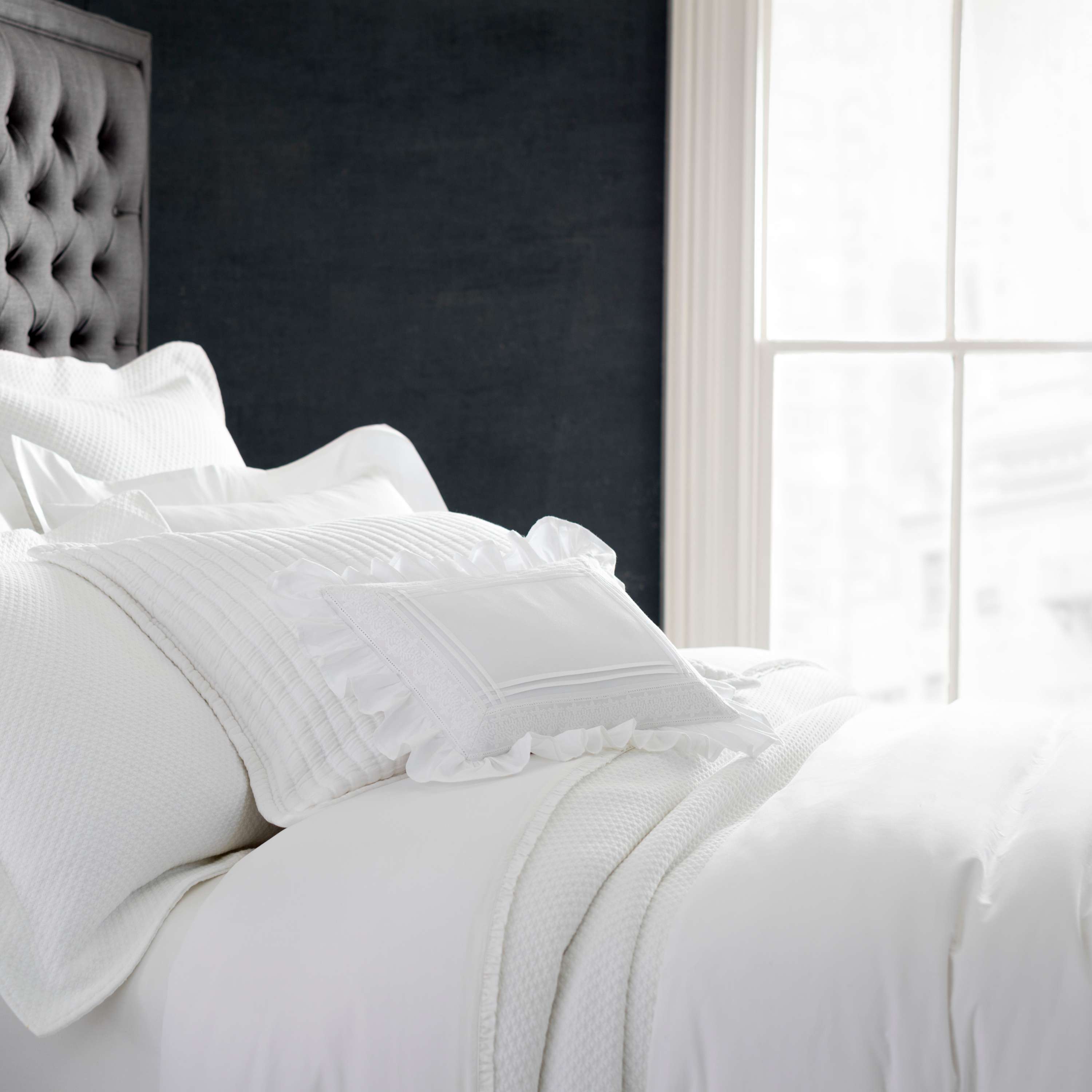 Classic Hemstitch Duvet Cover Duvet Covers By Annie Selke