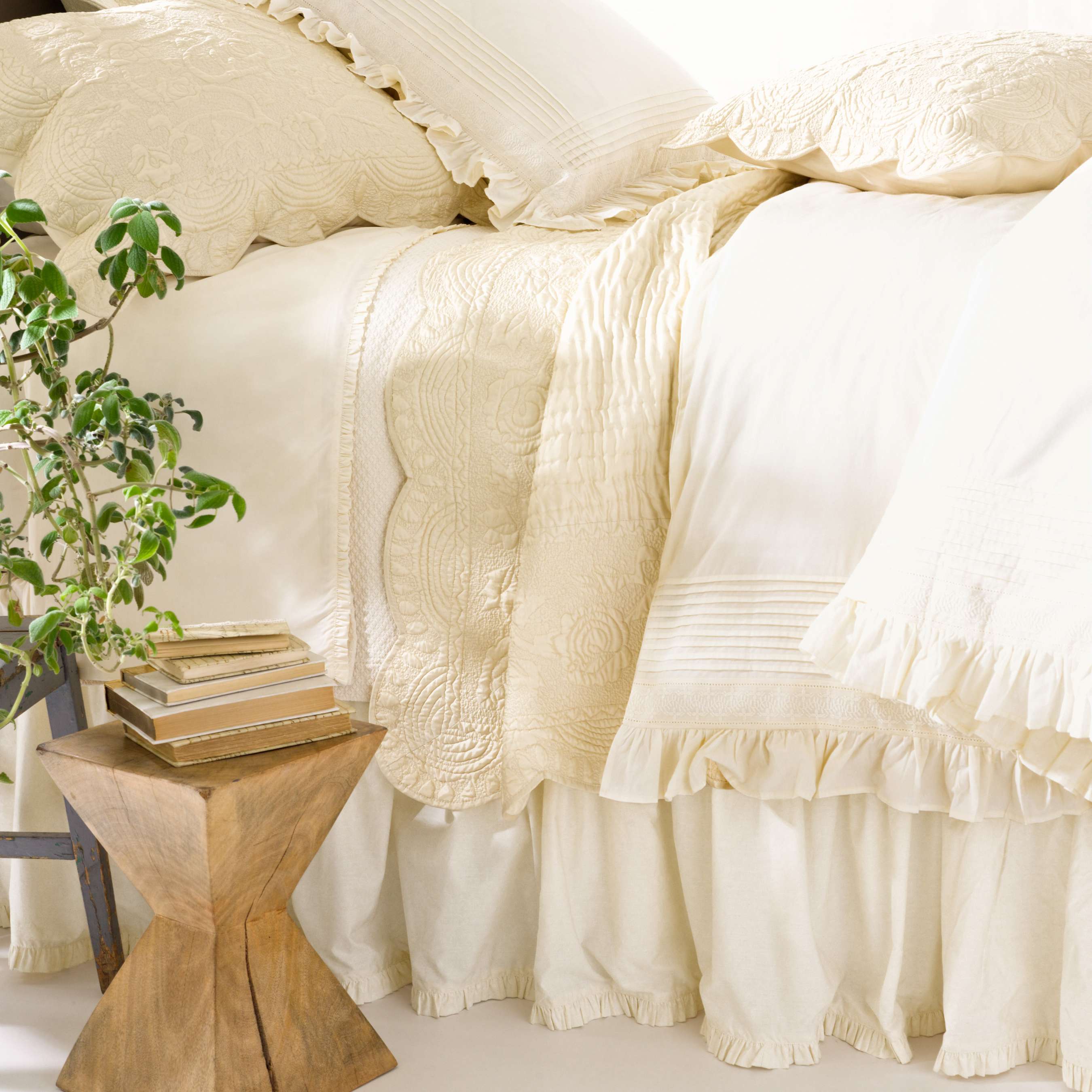 Classic Ruffle Bedskirt Bedskirt By Annie Selke