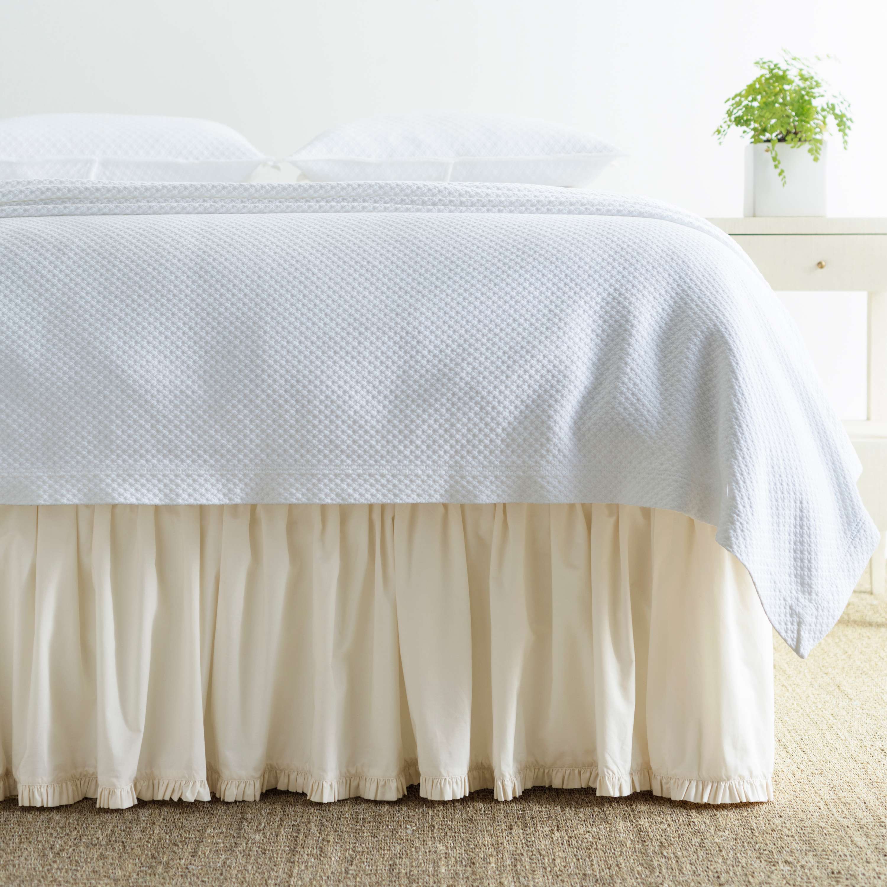 Classic Ruffle Bedskirt Bedskirt By Annie Selke