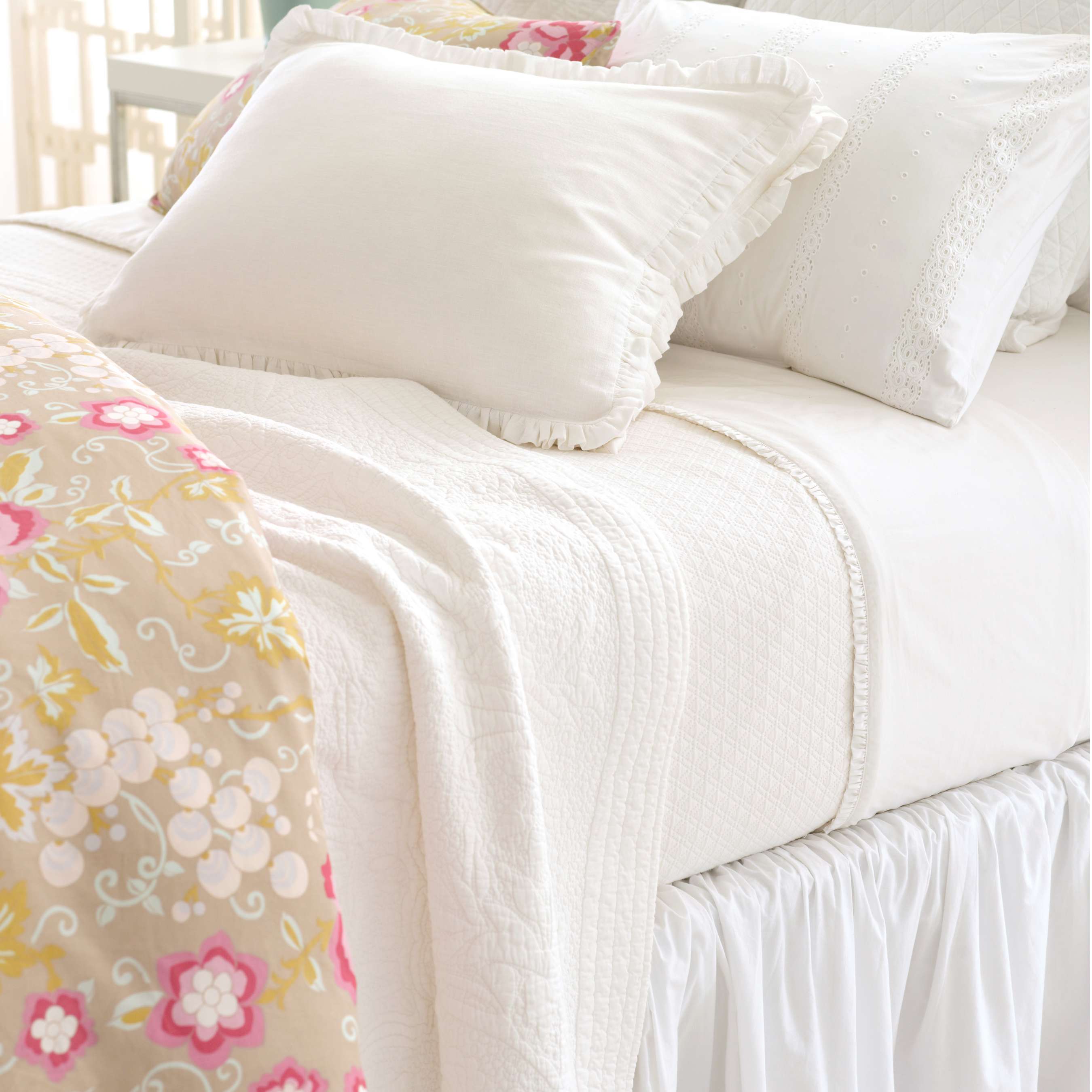 Classic Ruffle Bedskirt Bedskirt By Annie Selke
