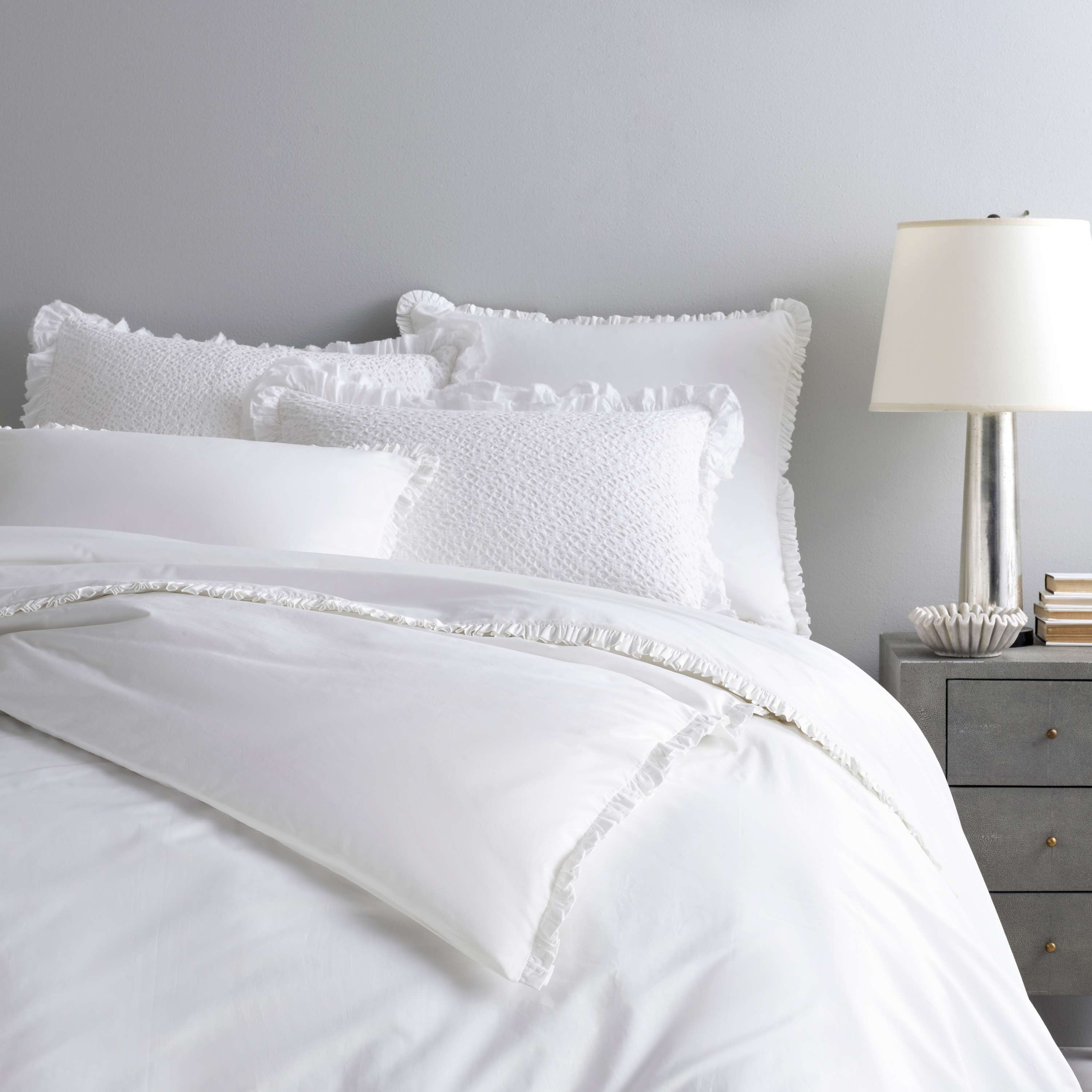 Classic Ruffle Duvet Cover Duvet Covers By Annie Selke