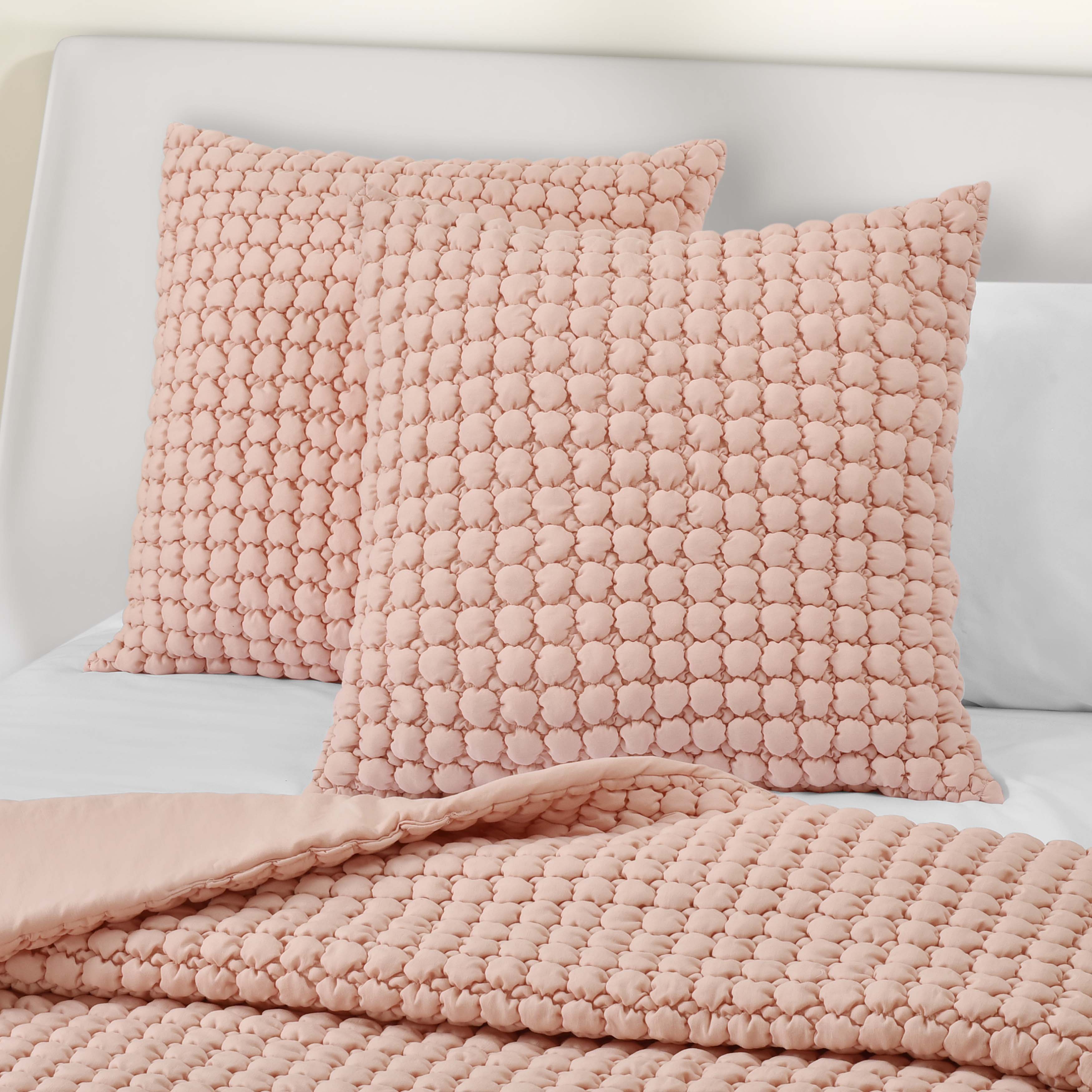 Cloud Puff Blush Euro Sham Euro Sham By J. Queen New York