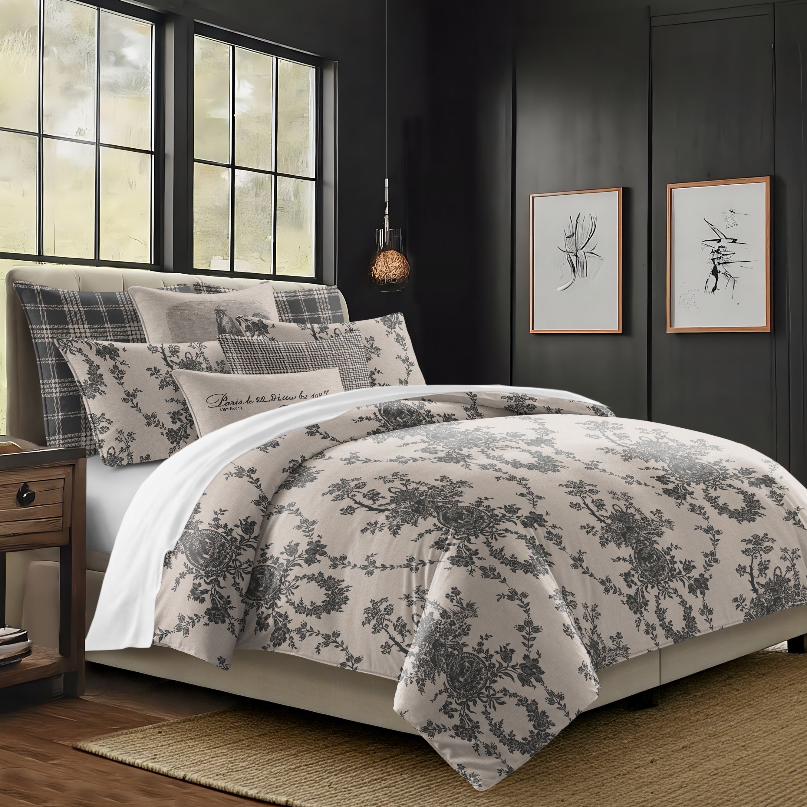 Country Lane Ebony 8 Piece Coverlet Set Coverlet By Colcha Linens