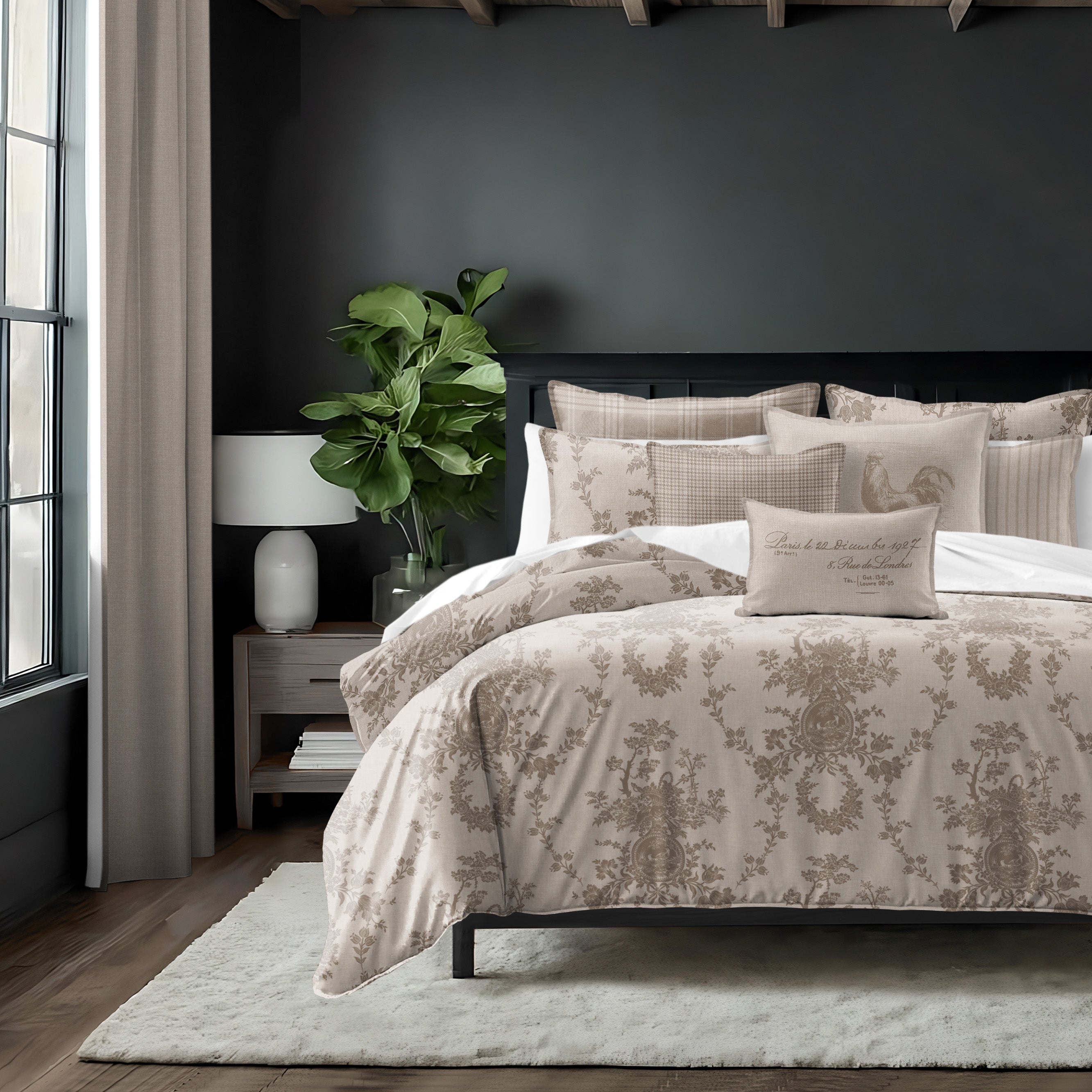 Country Lane Natural 8 Piece Duvet Cover Set Duvet Covers By Colcha Linens