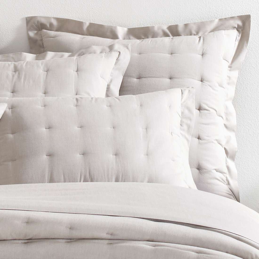 Cozy Cotton Puff Sham Sham By Annie Selke