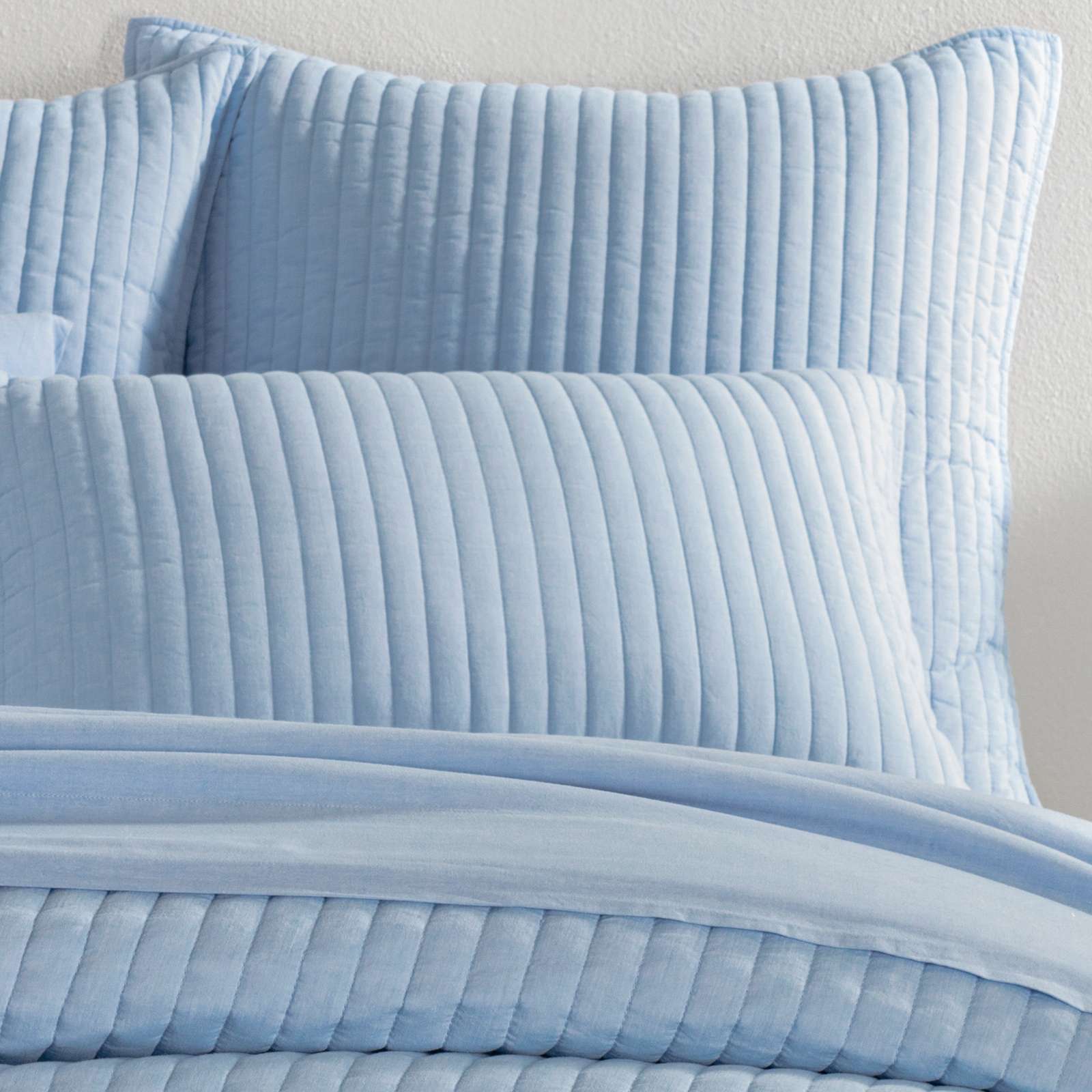 Cozy Cotton Quilted Sham Sham By Annie Selke