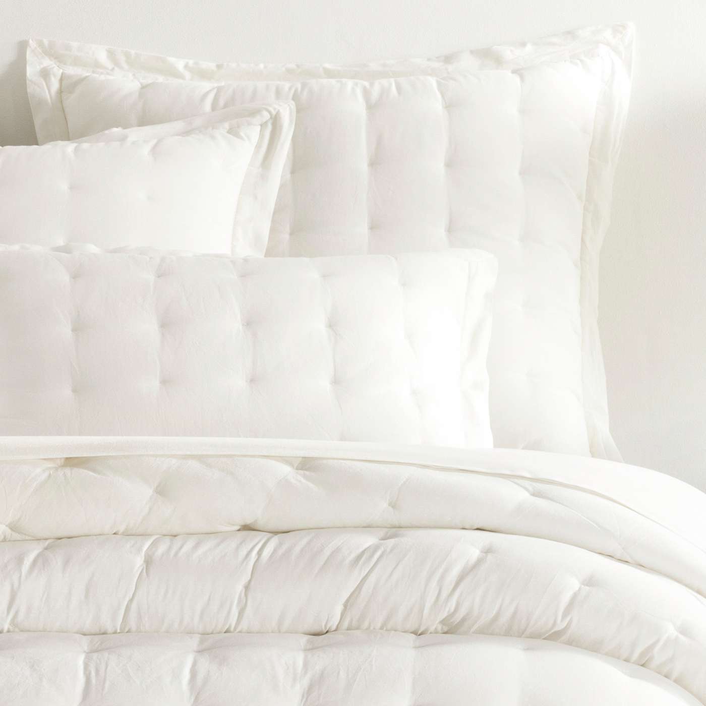 Cozy Cotton Puff Sham Sham By Annie Selke