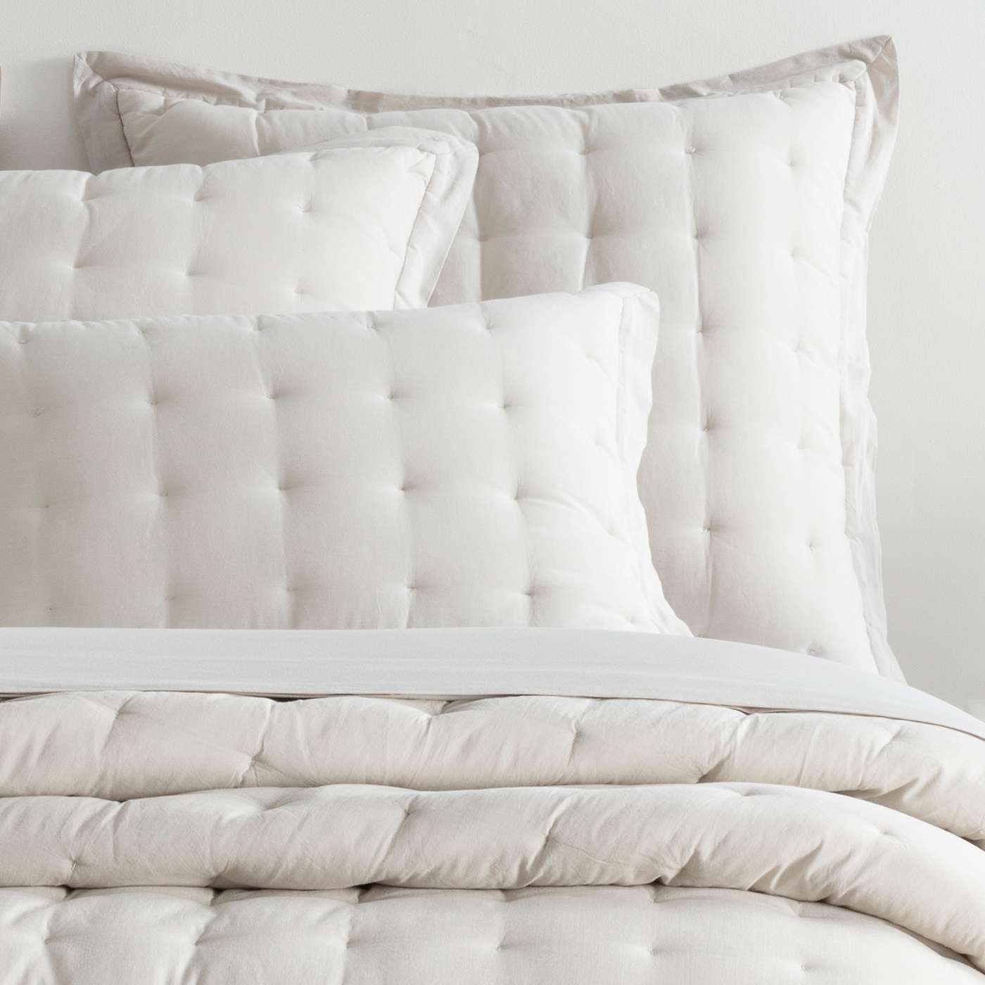 Cozy Cotton Puff Sham Sham By Annie Selke