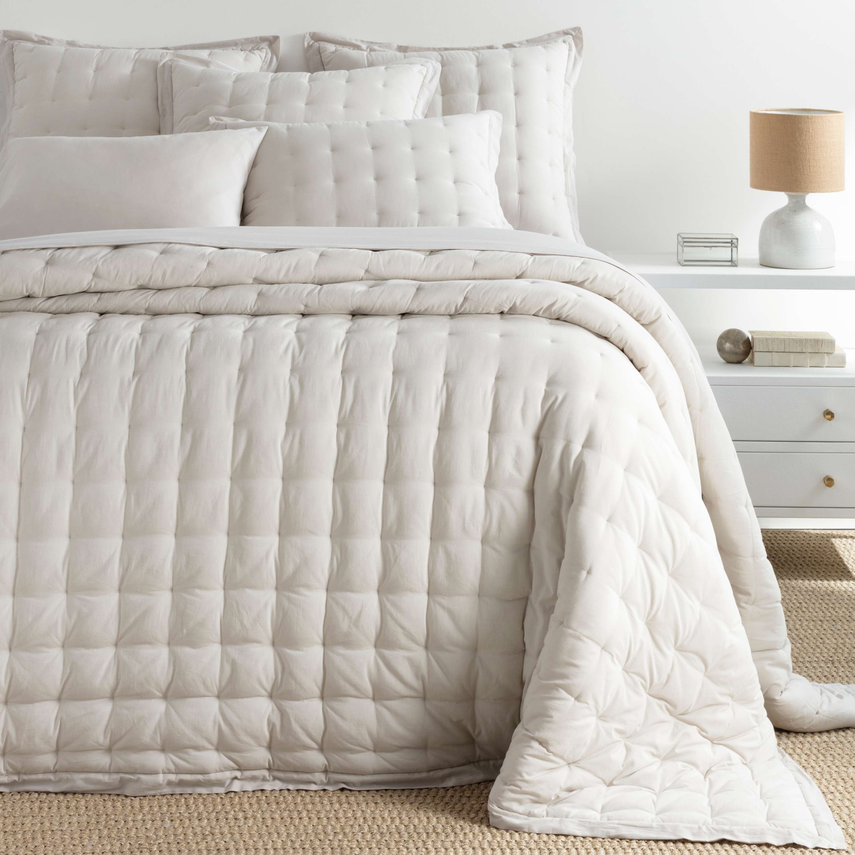 Cozy Cotton Puff Comforter Comforter Sets By Annie Selke