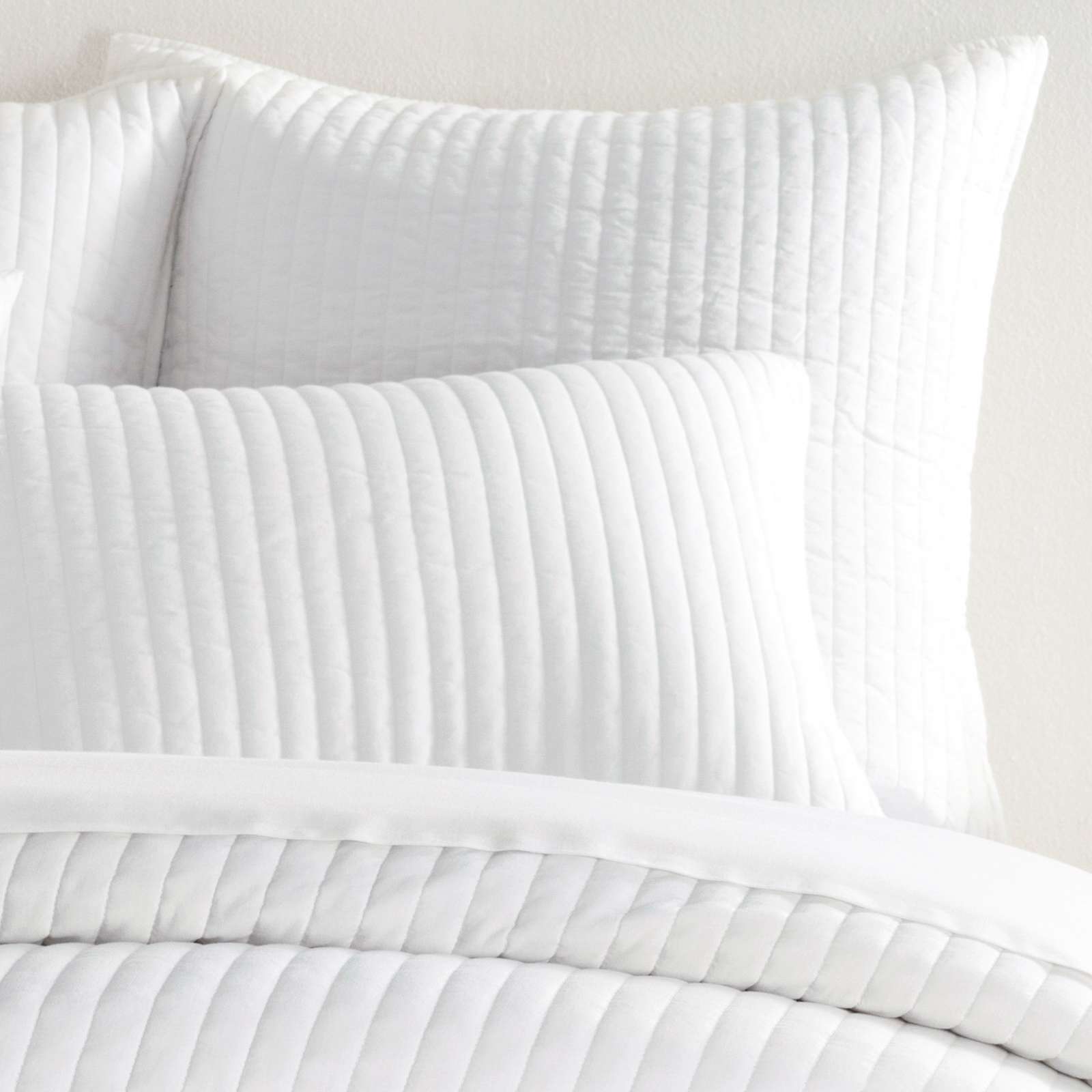 Cozy Cotton Quilted Sham Sham By Annie Selke