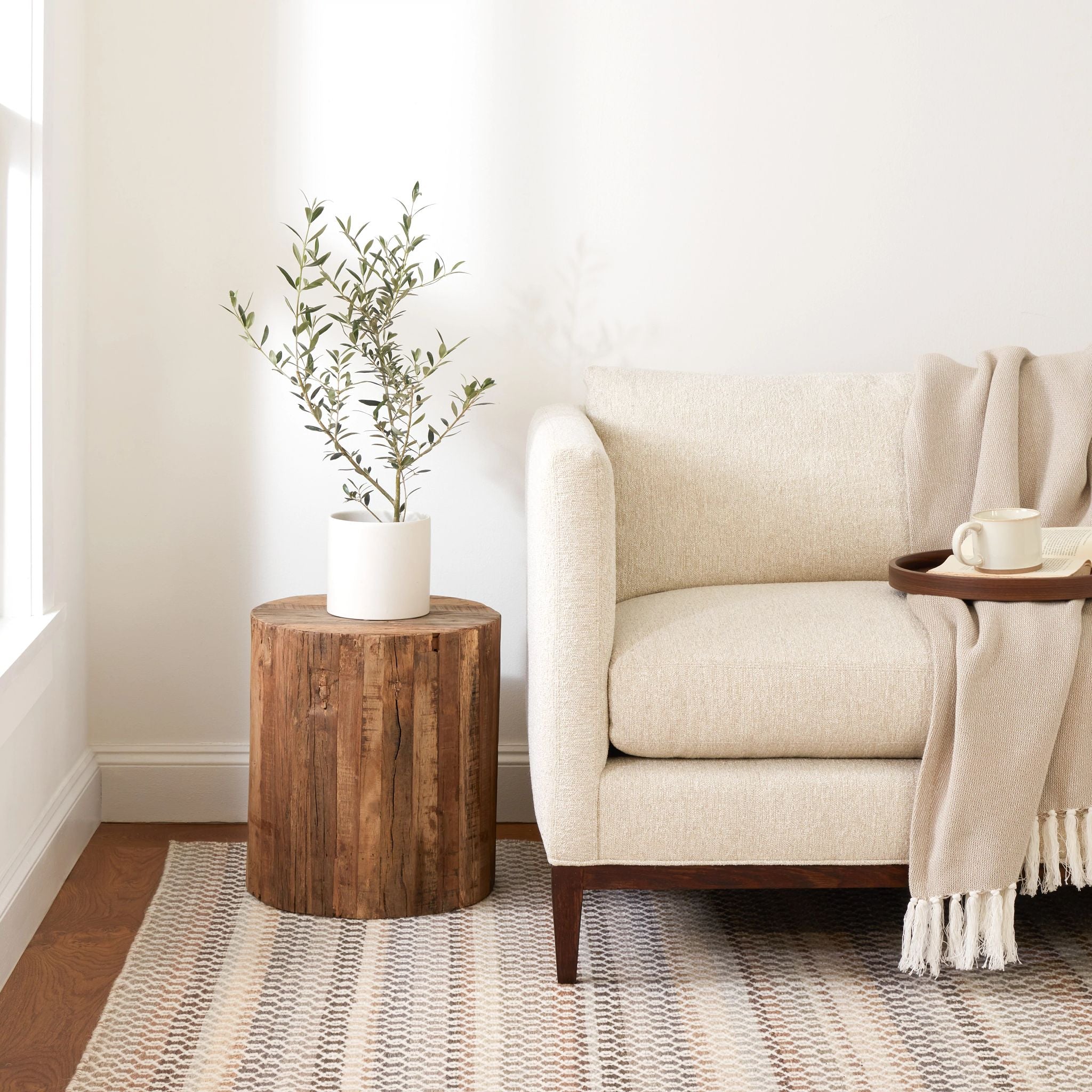 Poppy Natural Handwoven Wool Rug Rug By Annie Selke