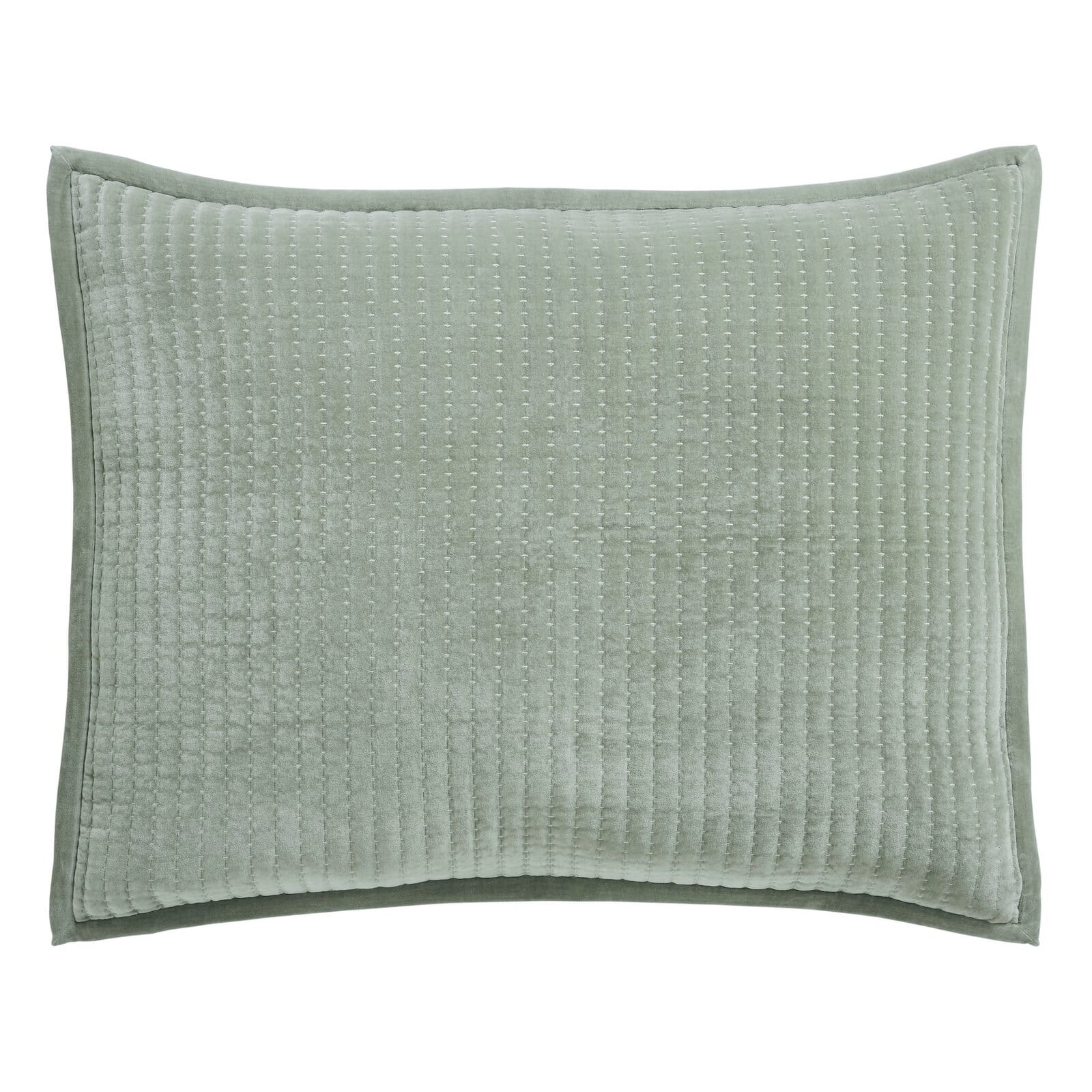 Milton Channel Stitched Velvet Sham Sham By Orchids Lux Home