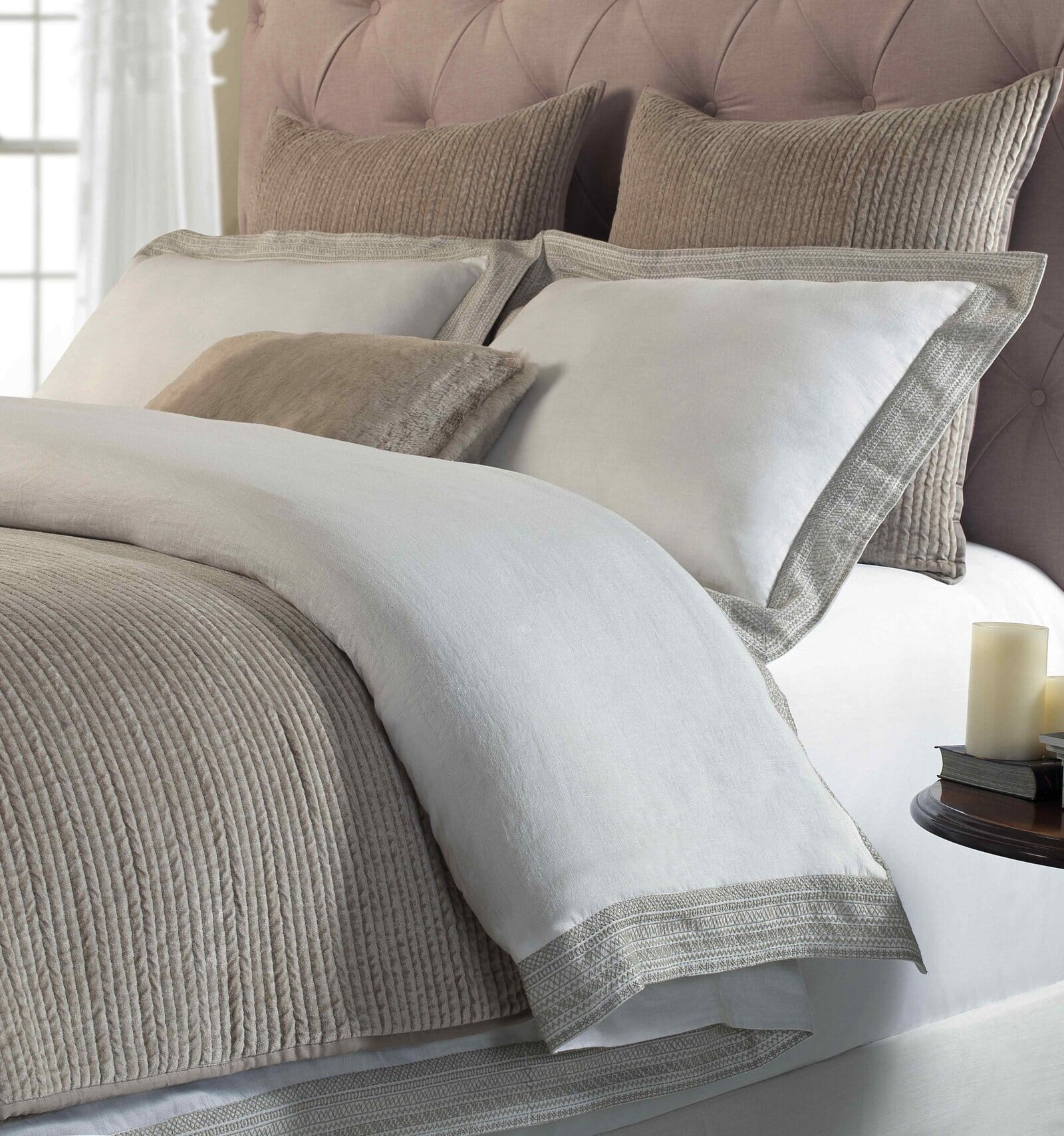 Parker European Linen Duvet Cover Duvet Covers By Orchids Lux Home