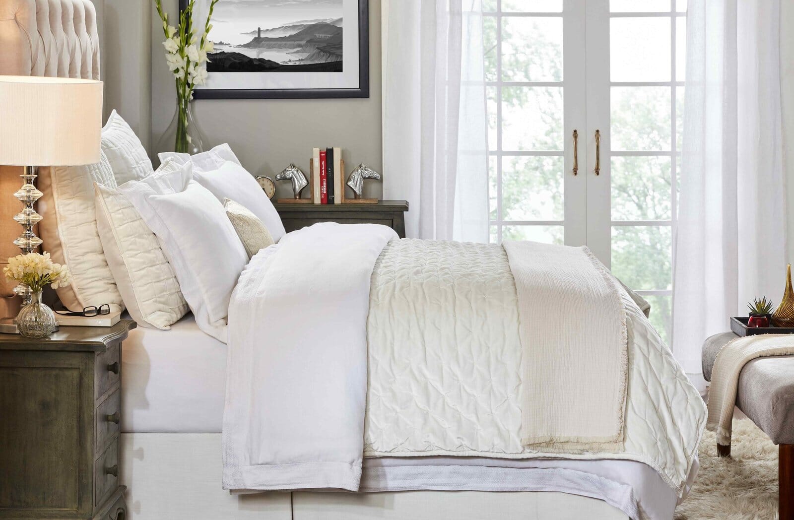 Parker European Linen Duvet Cover Duvet Covers By Orchids Lux Home