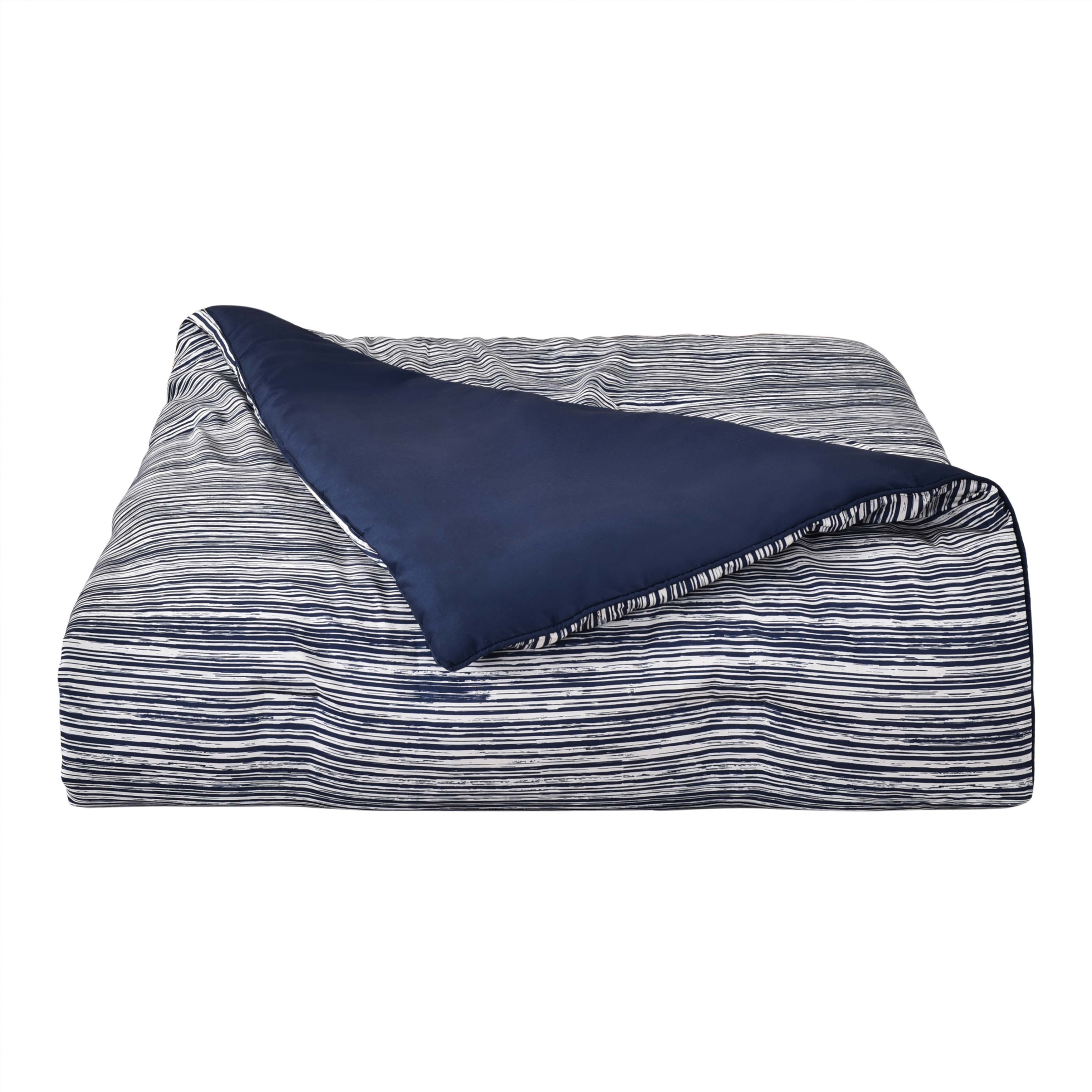 Dalton Navy 3 Piece Comforter Set Comforter Sets By J. Queen New York
