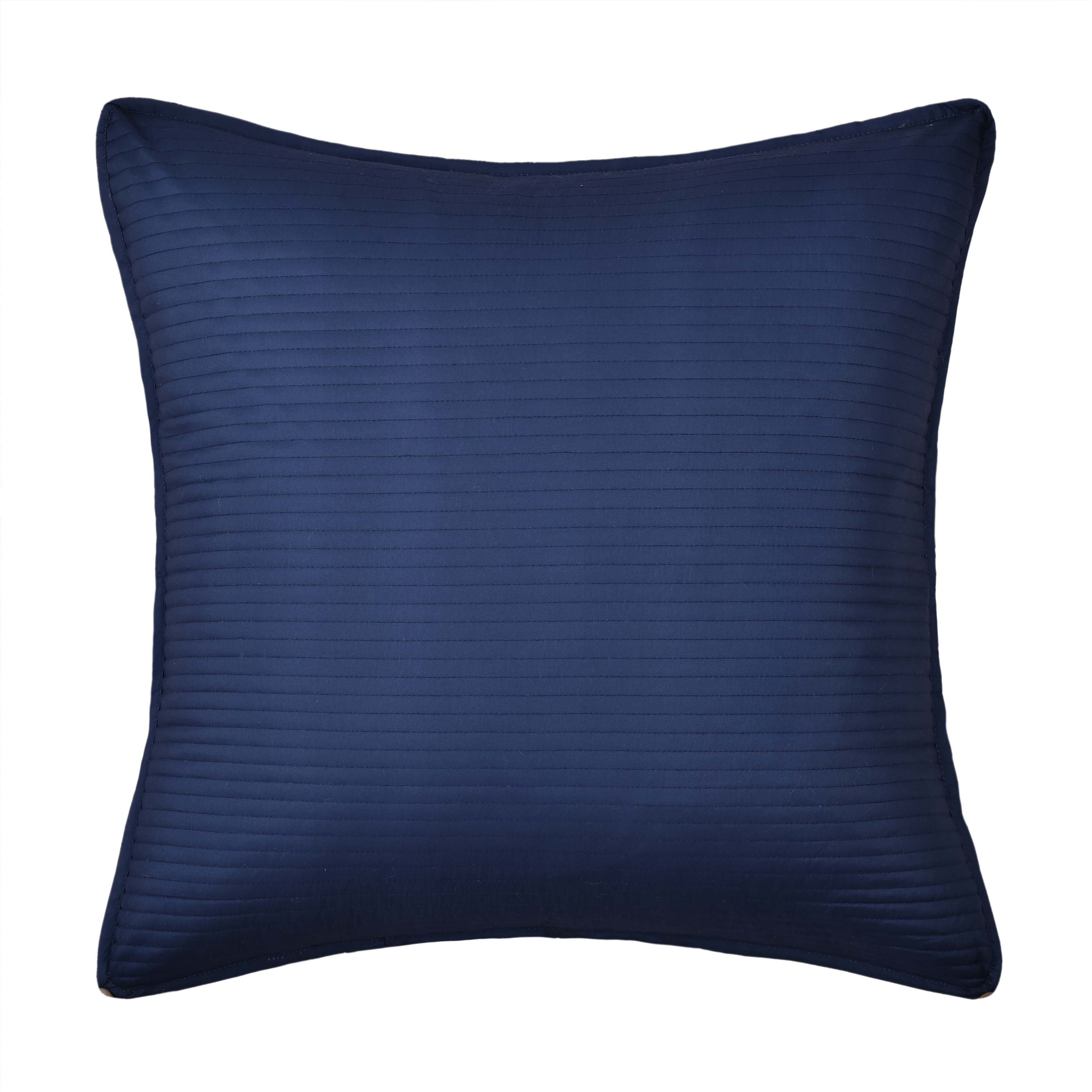 Dalton Navy Euro Sham Euro Shams By J. Queen New York