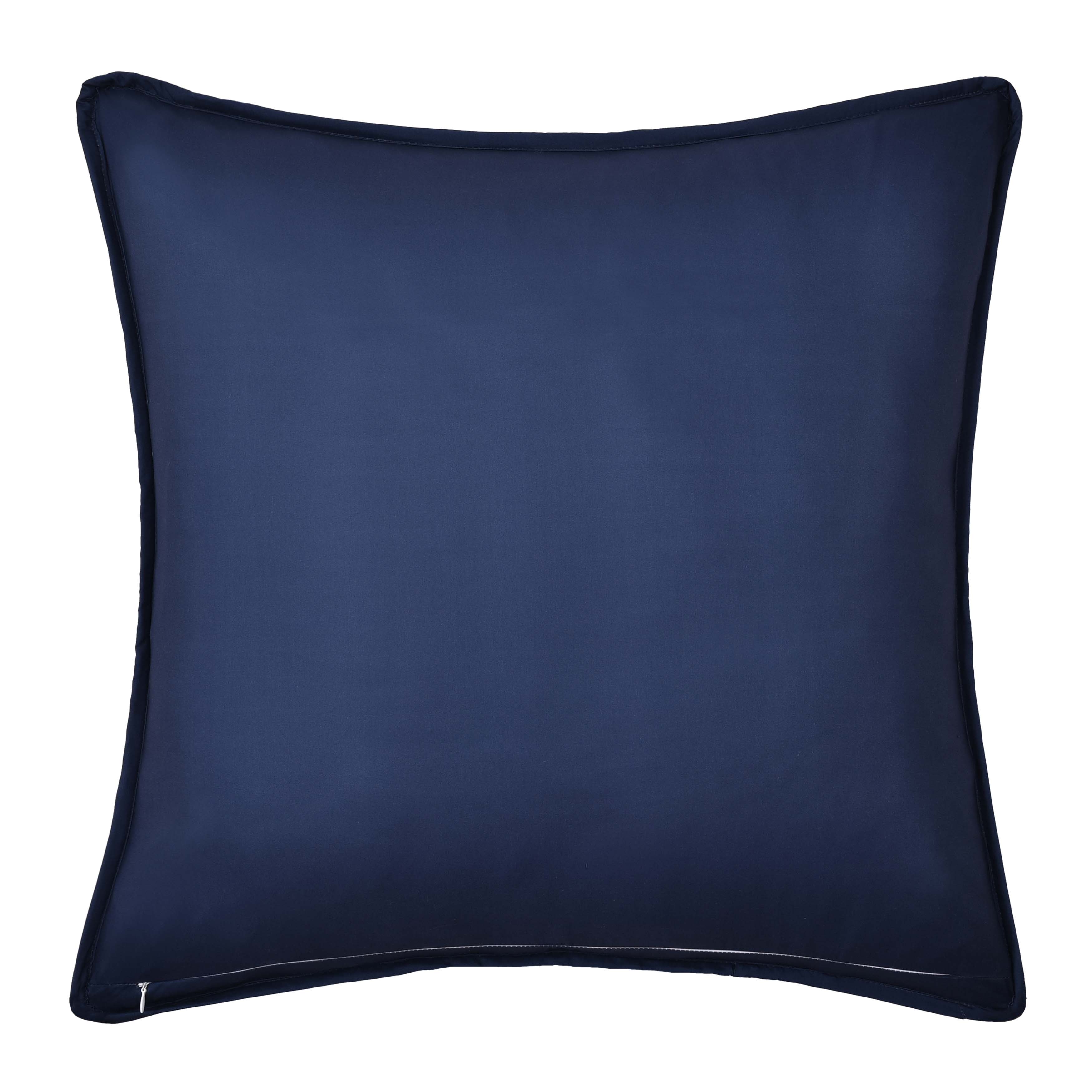 Dalton Navy Euro Sham Euro Shams By J. Queen New York