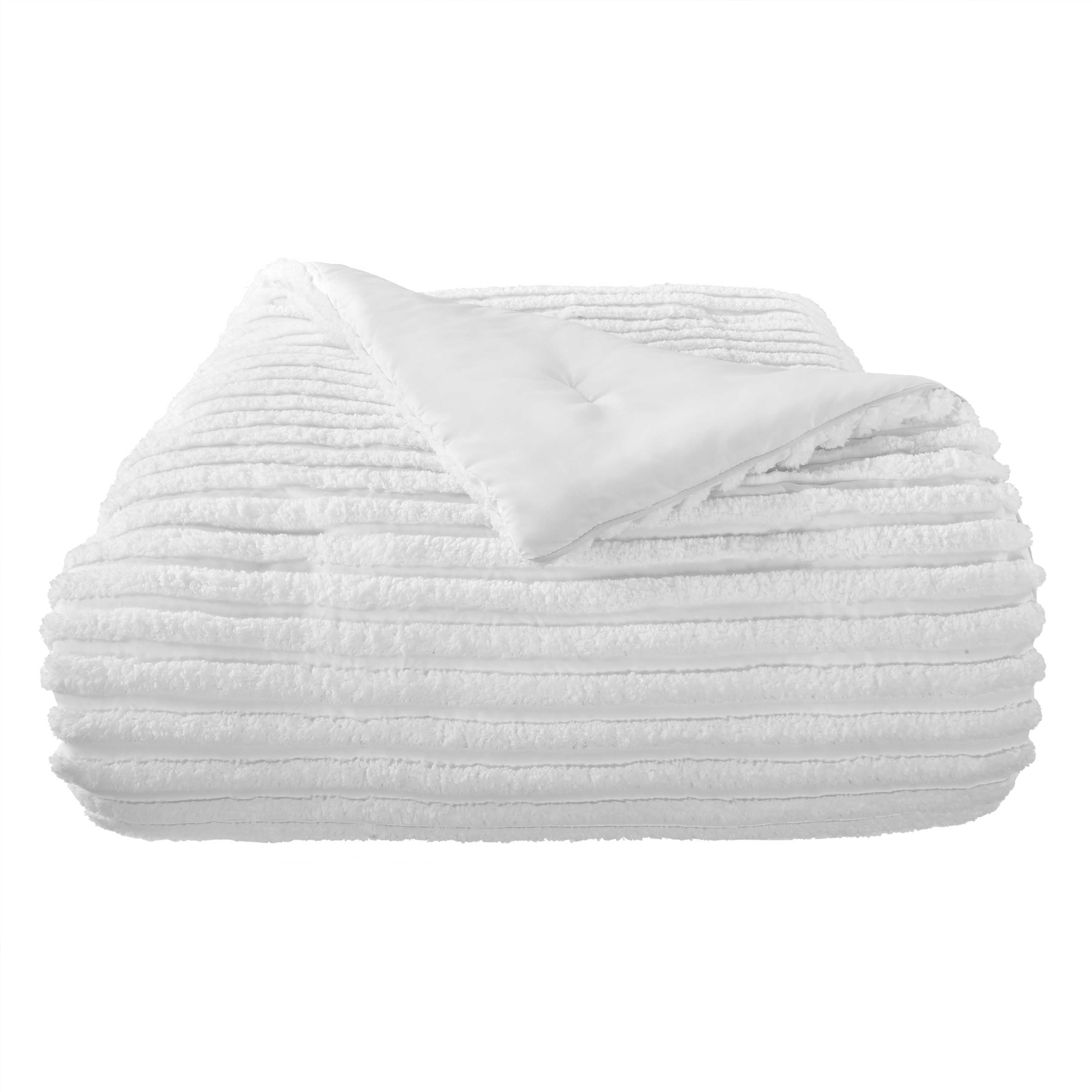 Darby White 3 Piece Comforter Set Comforter Sets By J. Queen New York