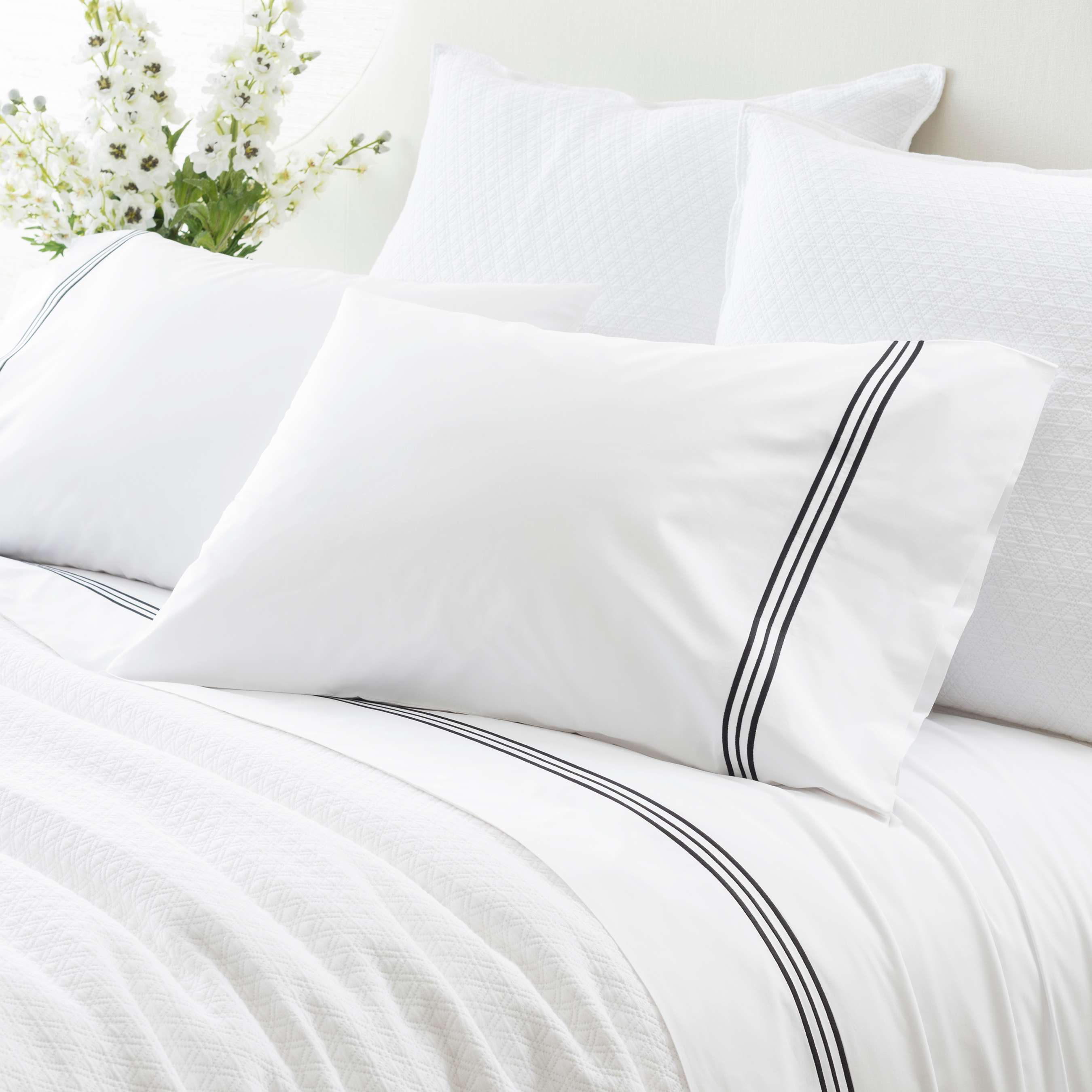 Diamond Matelasse Sham Sham By Annie Selke