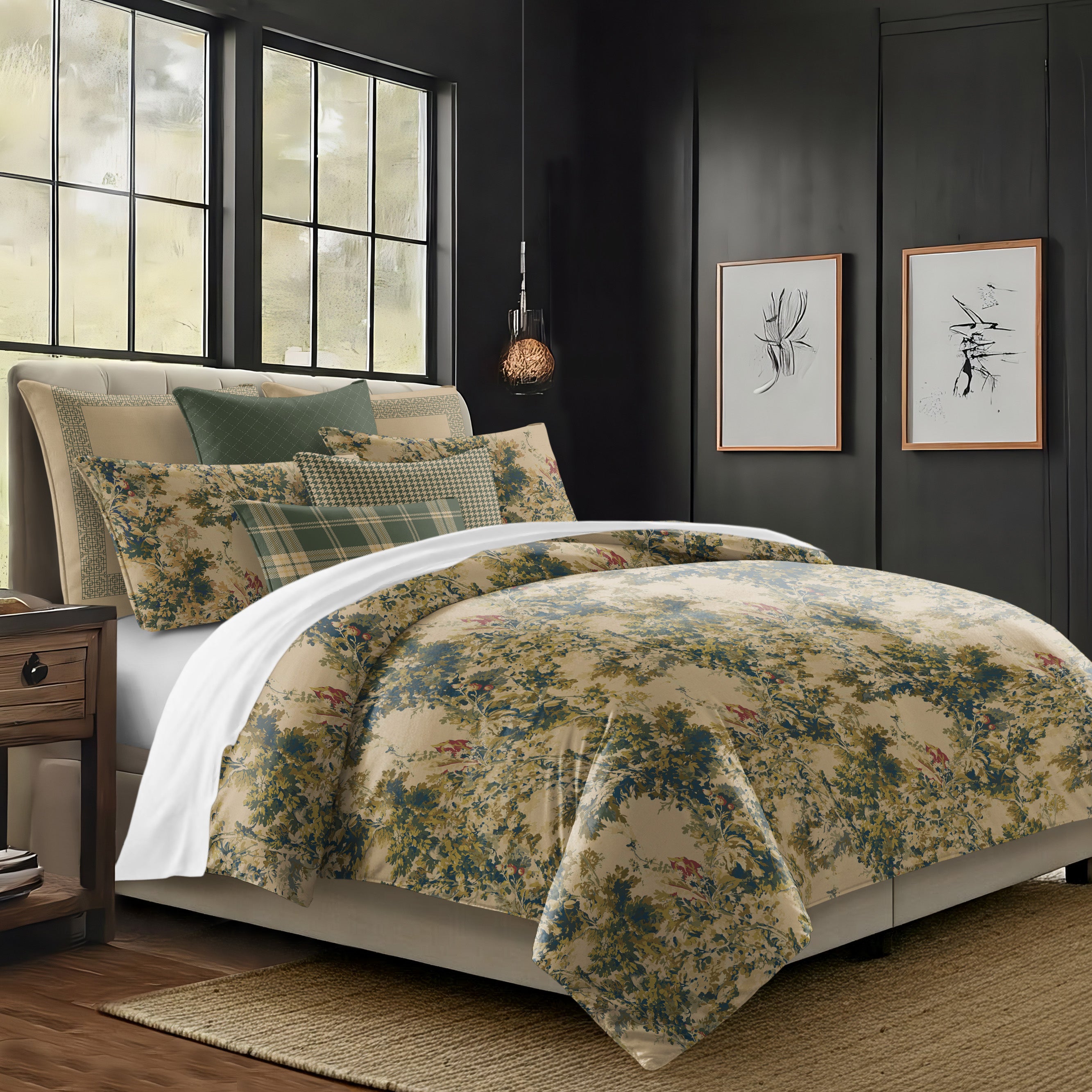 Dolce Empire Gold 8 Piece Duvet Cover Set Duvet Covers By Colcha Linens