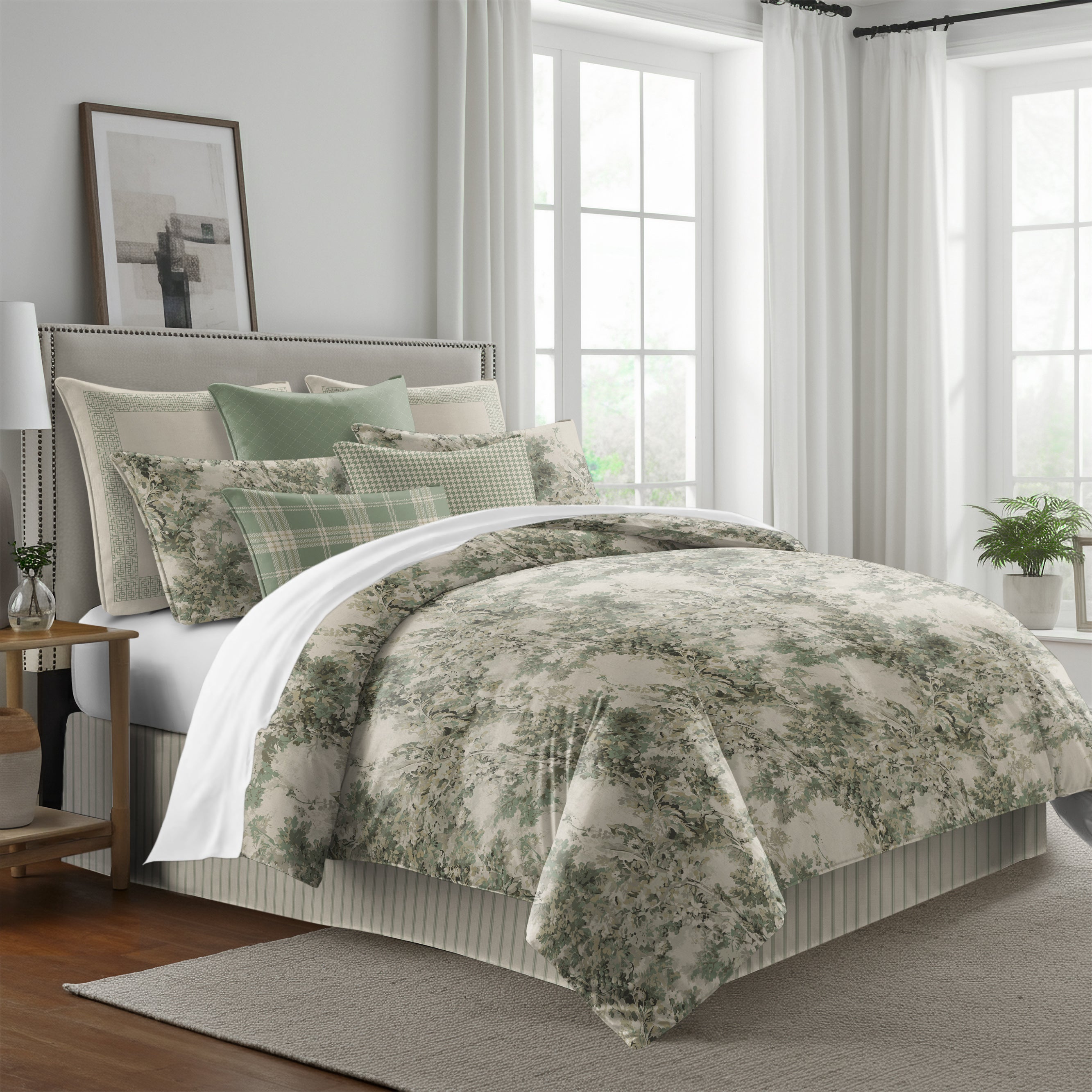 Dolce Spring Green 8 Piece Coverlet Set Coverlet By Colcha Linens