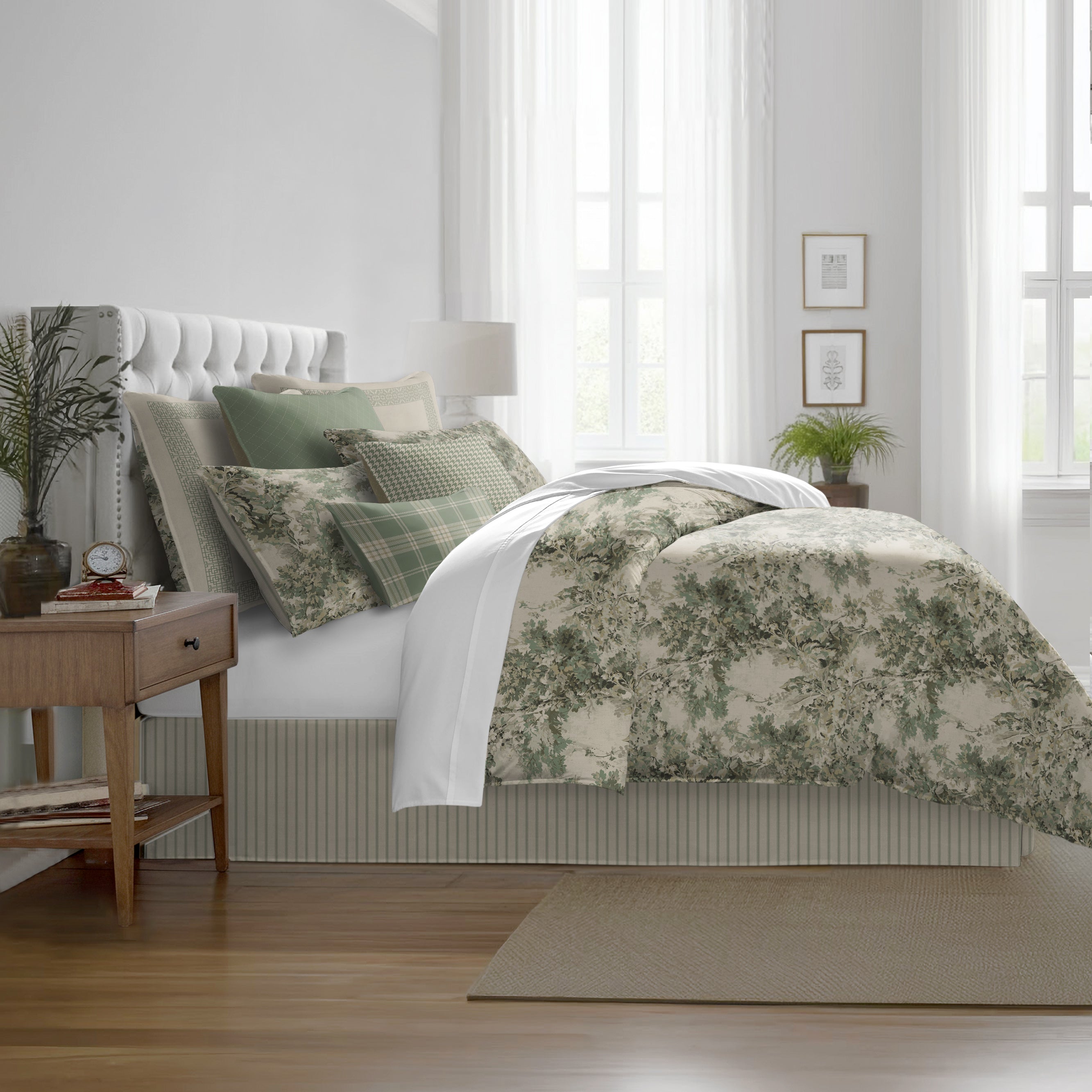 Dolce Spring Green 8 Piece Duvet Cover Set Duvet Covers By Colcha Linens