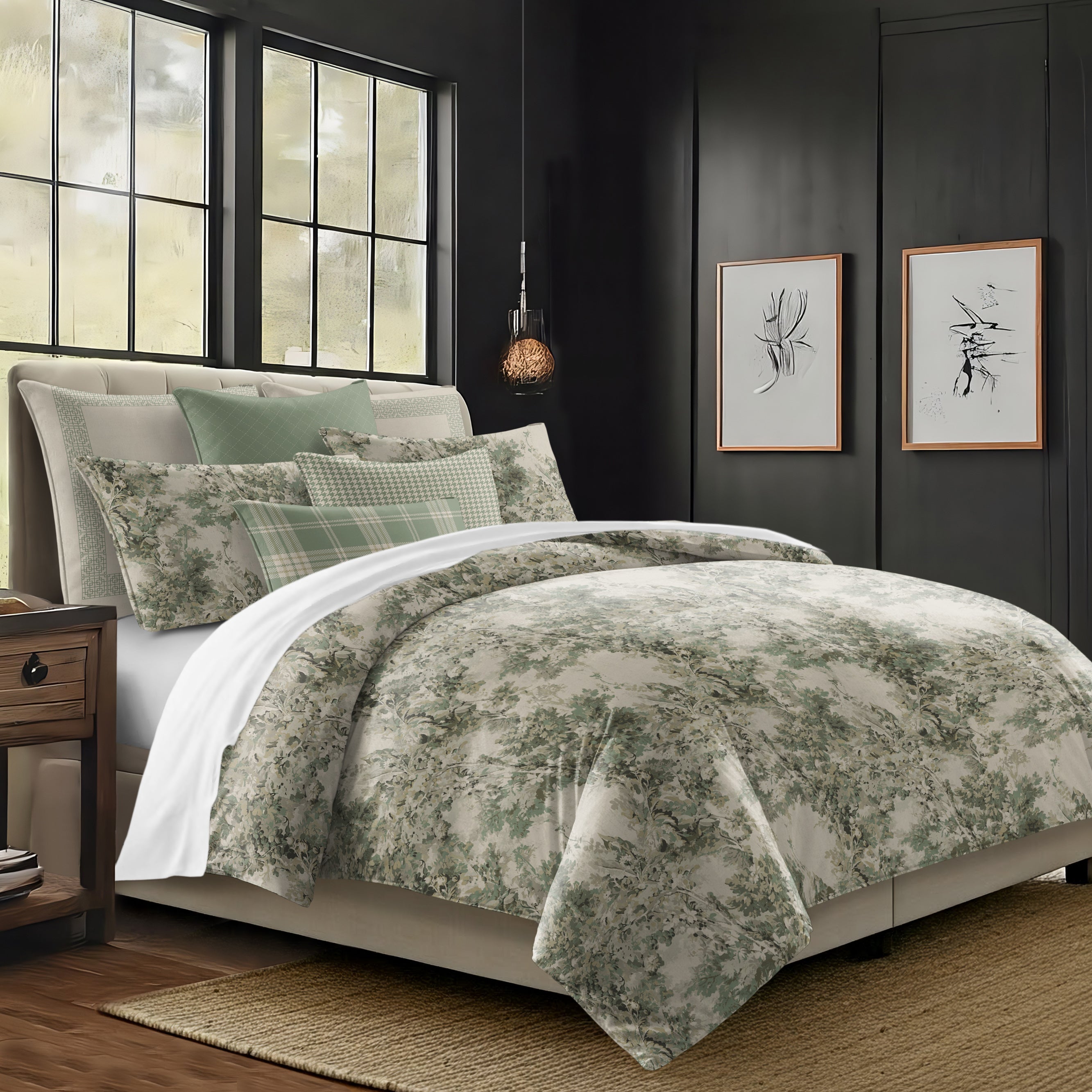 Dolce Spring Green 8 Piece Coverlet Set Coverlet By Colcha Linens