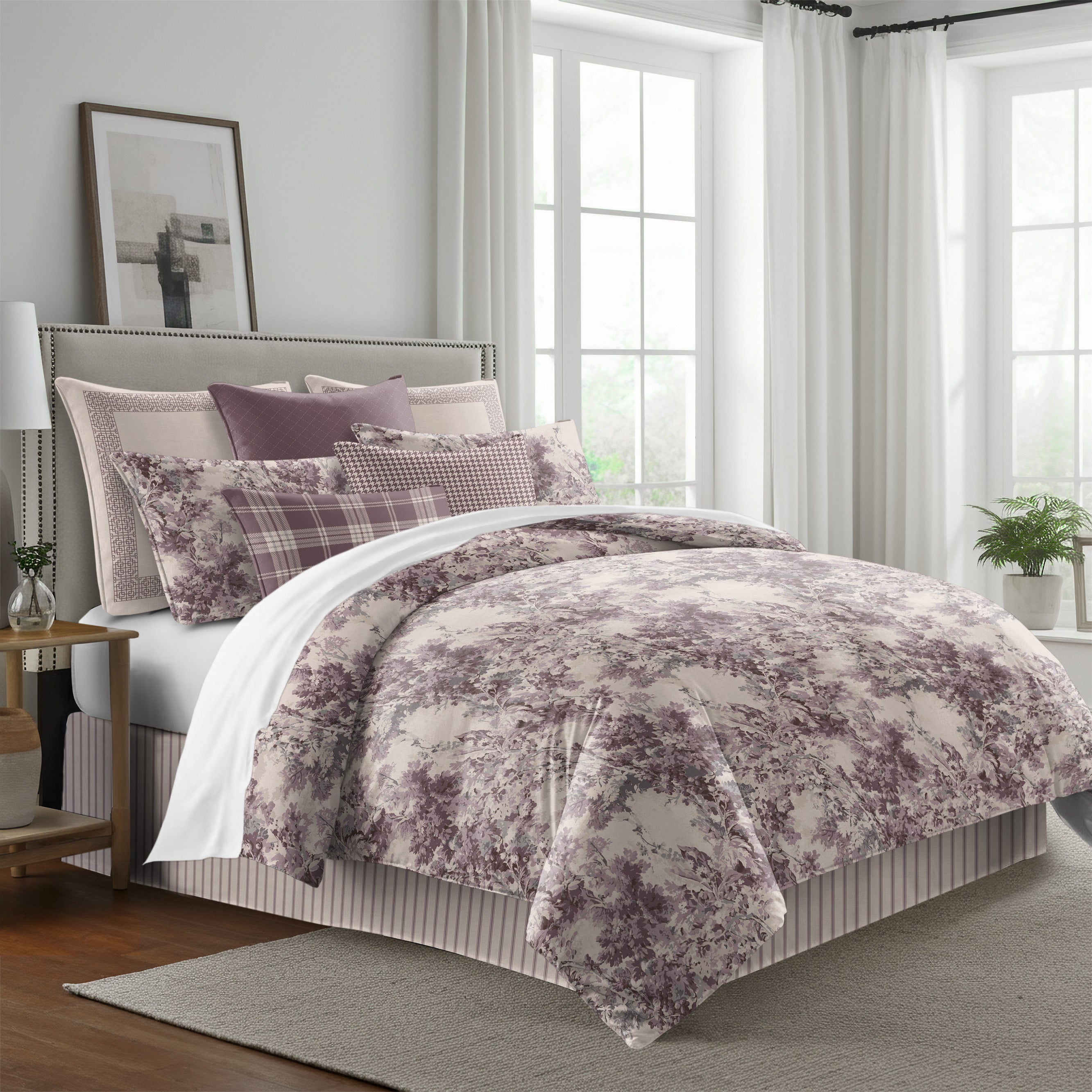 Dolce Wisteria 8 Piece Duvet Cover Set Duvet Covers By Colcha Linens