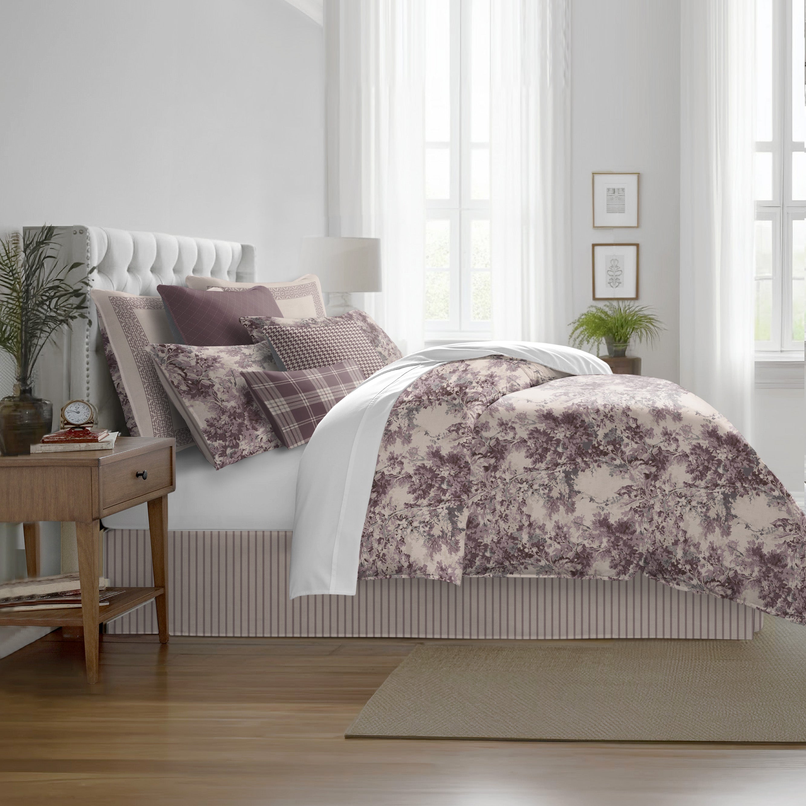 Dolce Wisteria 8 Piece Comforter Set Comforter Sets By Colcha Linens