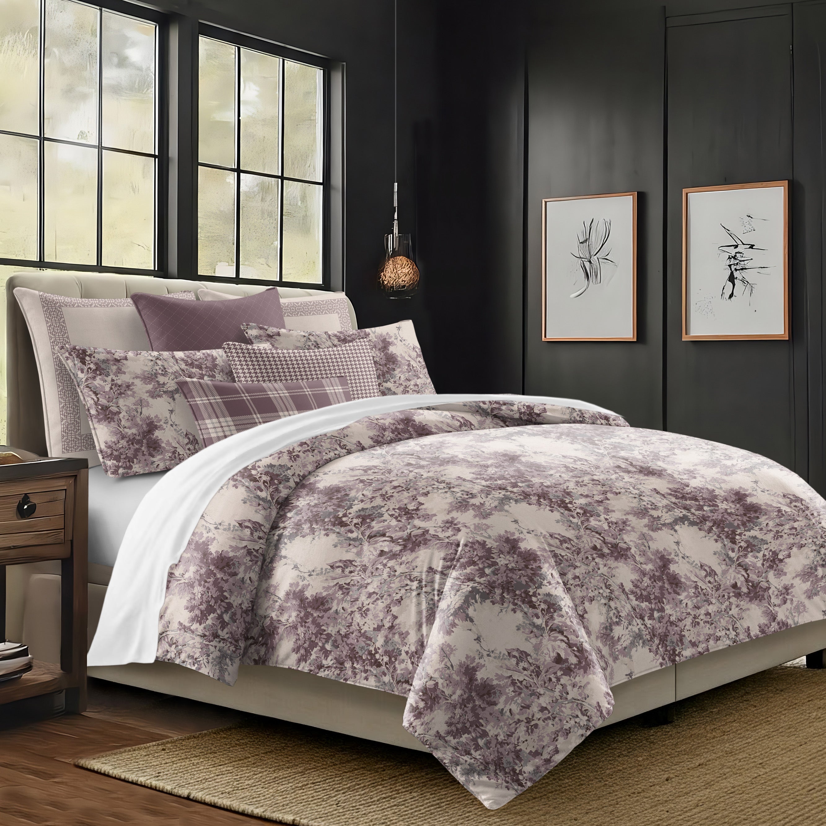 Dolce Wisteria 8 Piece Duvet Cover Set Duvet Covers By Colcha Linens