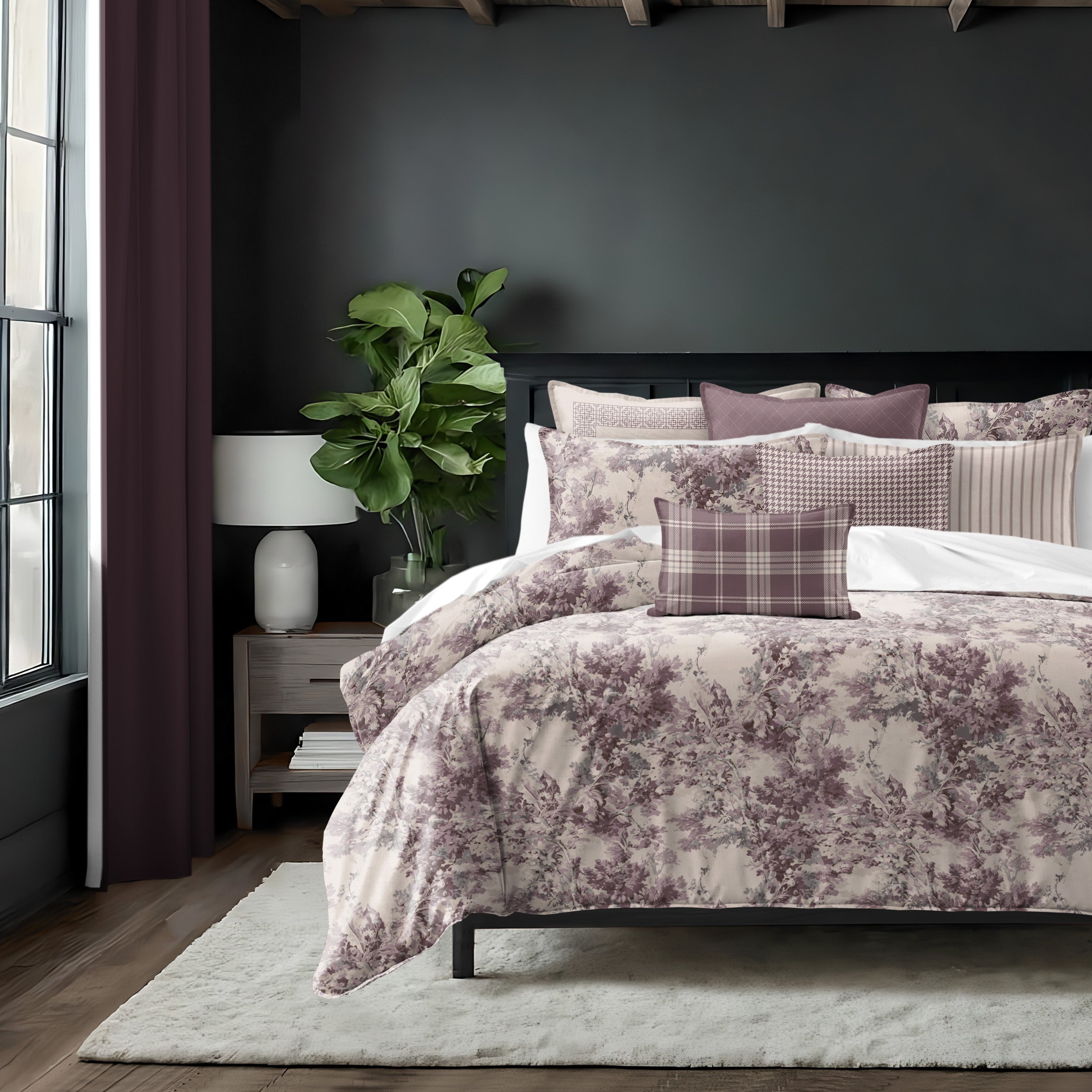 Dolce Wisteria 8 Piece Duvet Cover Set Duvet Covers By Colcha Linens