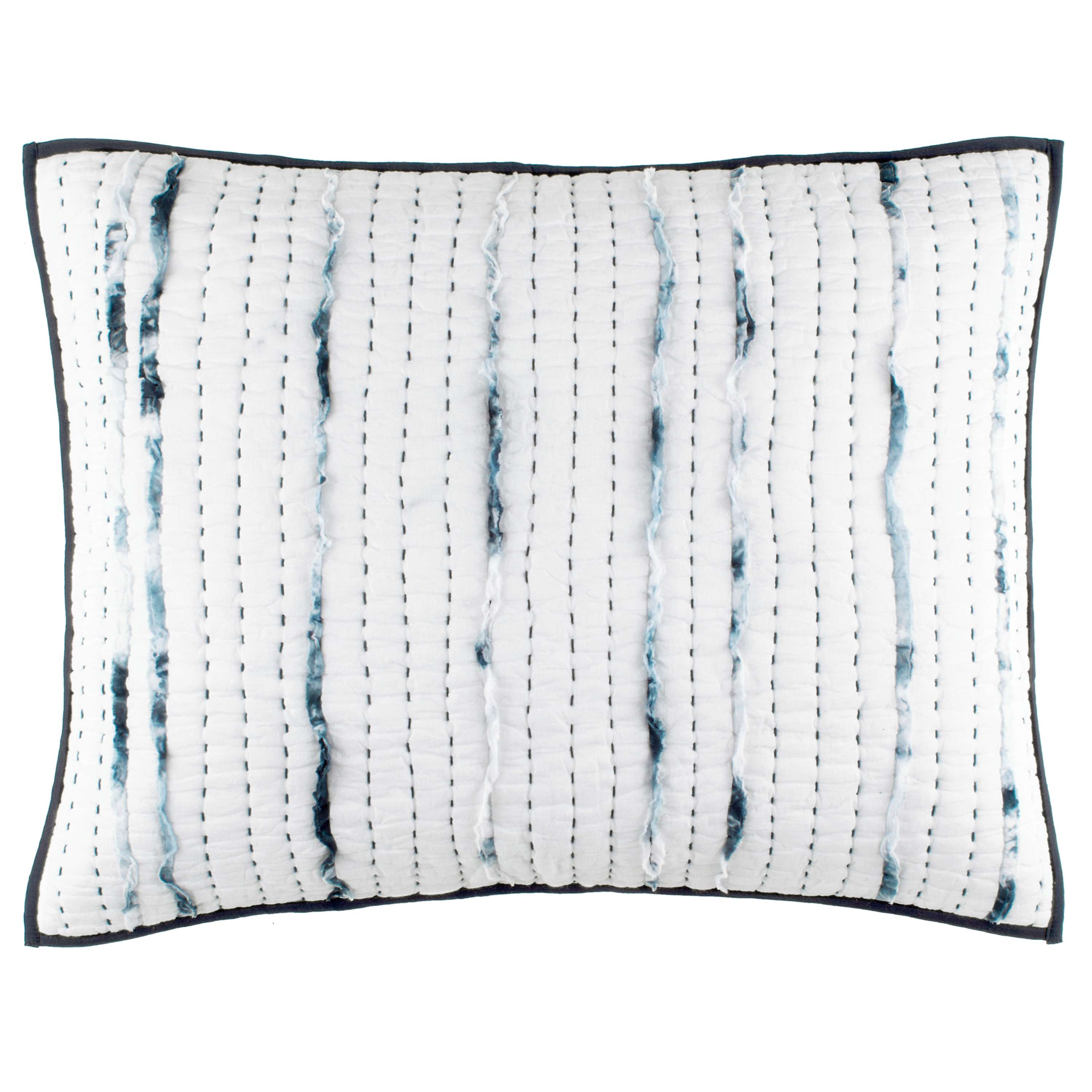 Draftsman Quilted Sham Sham By Annie Selke