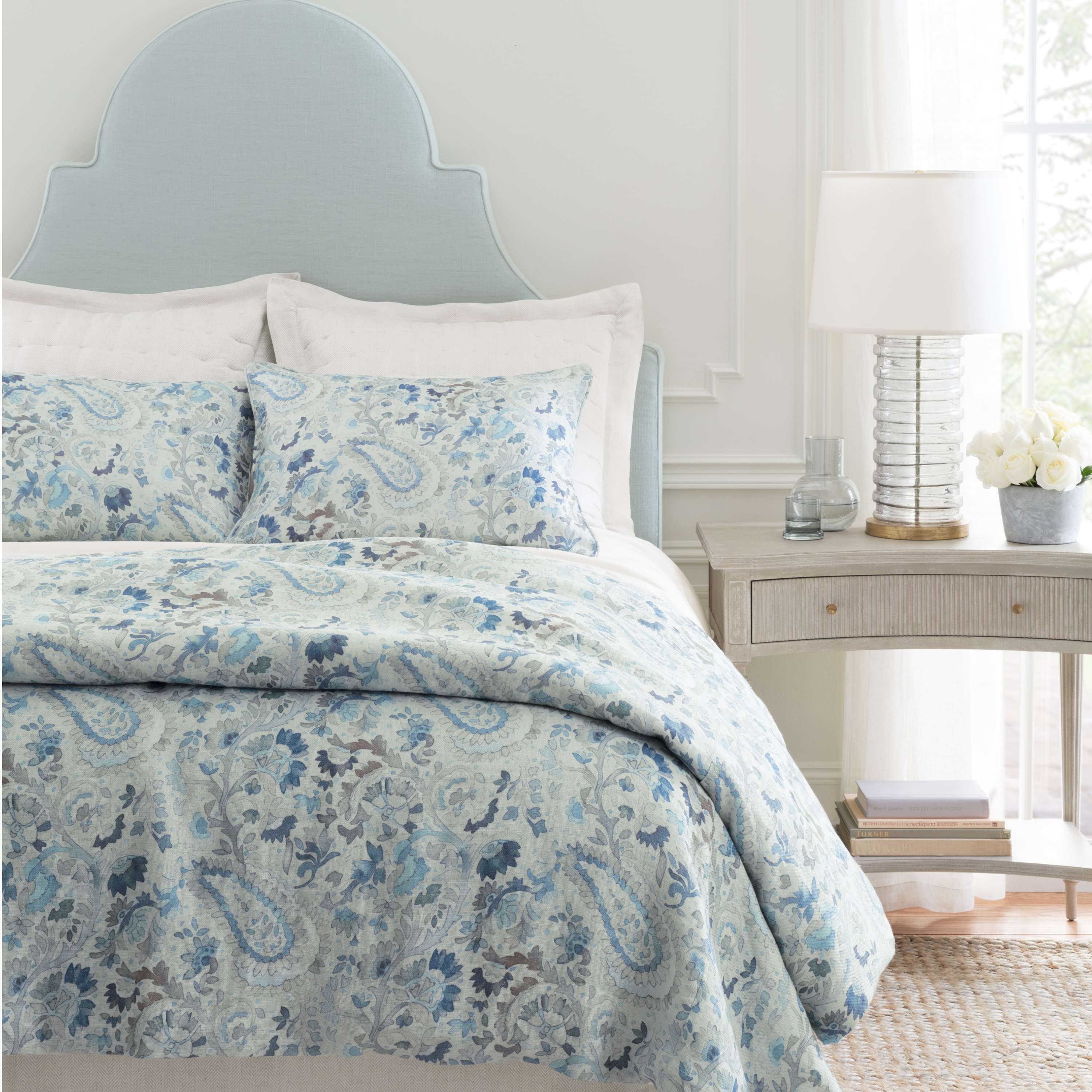 Ines Linen Duvet Cover Duvet Covers By Annie Selke