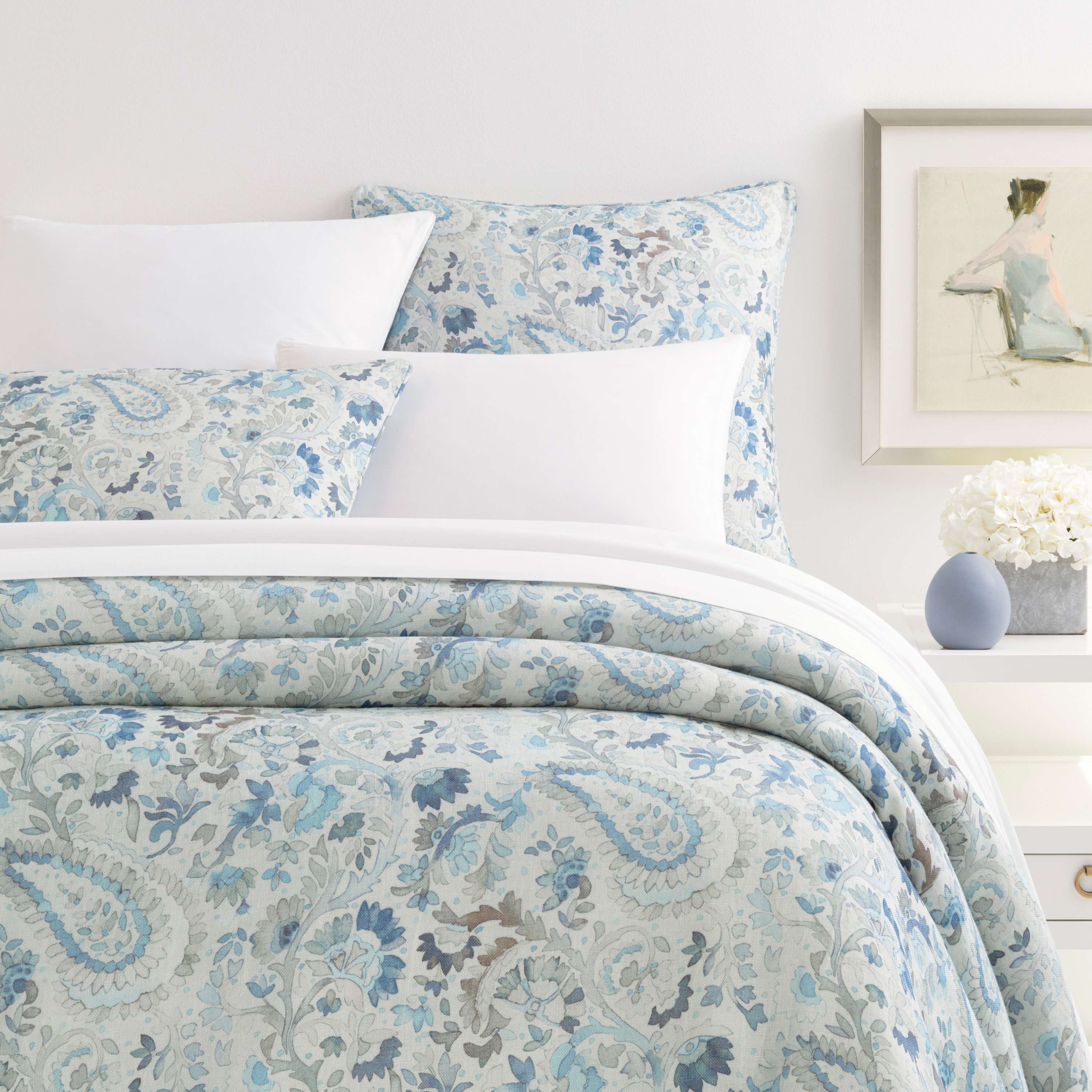Ines Linen Duvet Cover Duvet Covers By Annie Selke