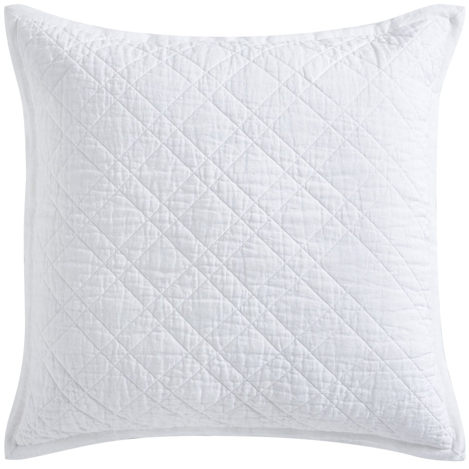 Chloe European Linen Diamond Sham Sham By Orchids Lux Home