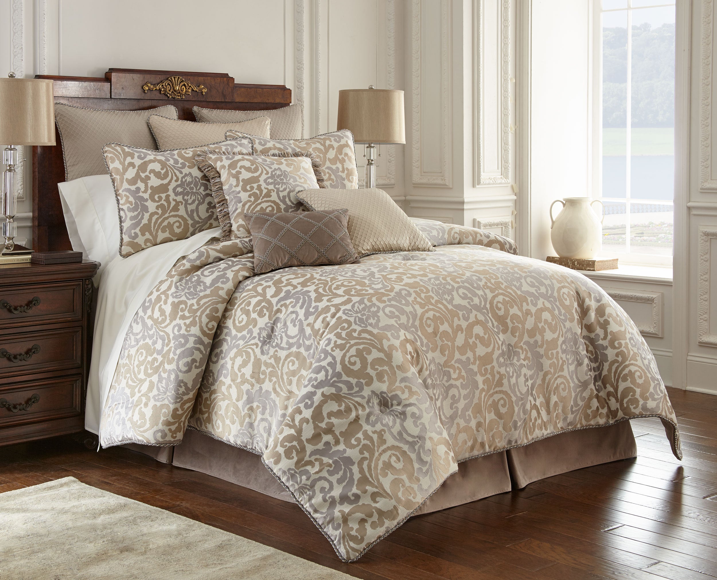 Austin Horn Classics Elegance 3 Piece Comforter Set - Final Sale Comforter Sets By US Office - Latest-bedding