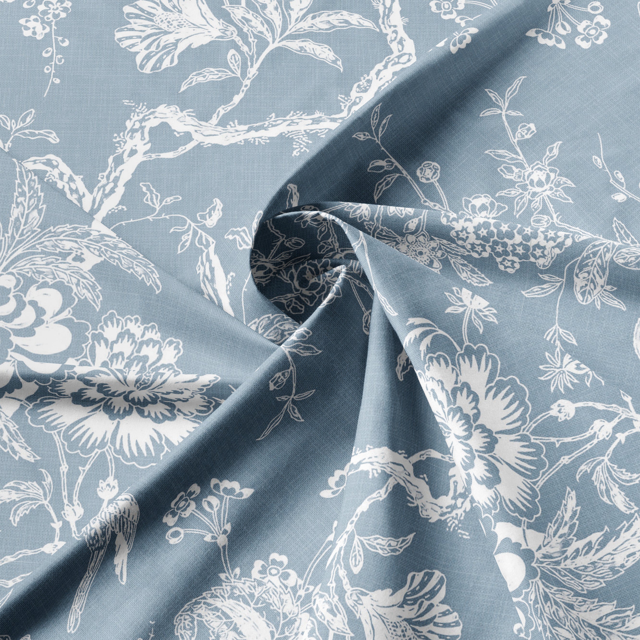 Elwood Cornflower Blue 8 Piece Duvet Cover Set Duvet Covers By Colcha Linens
