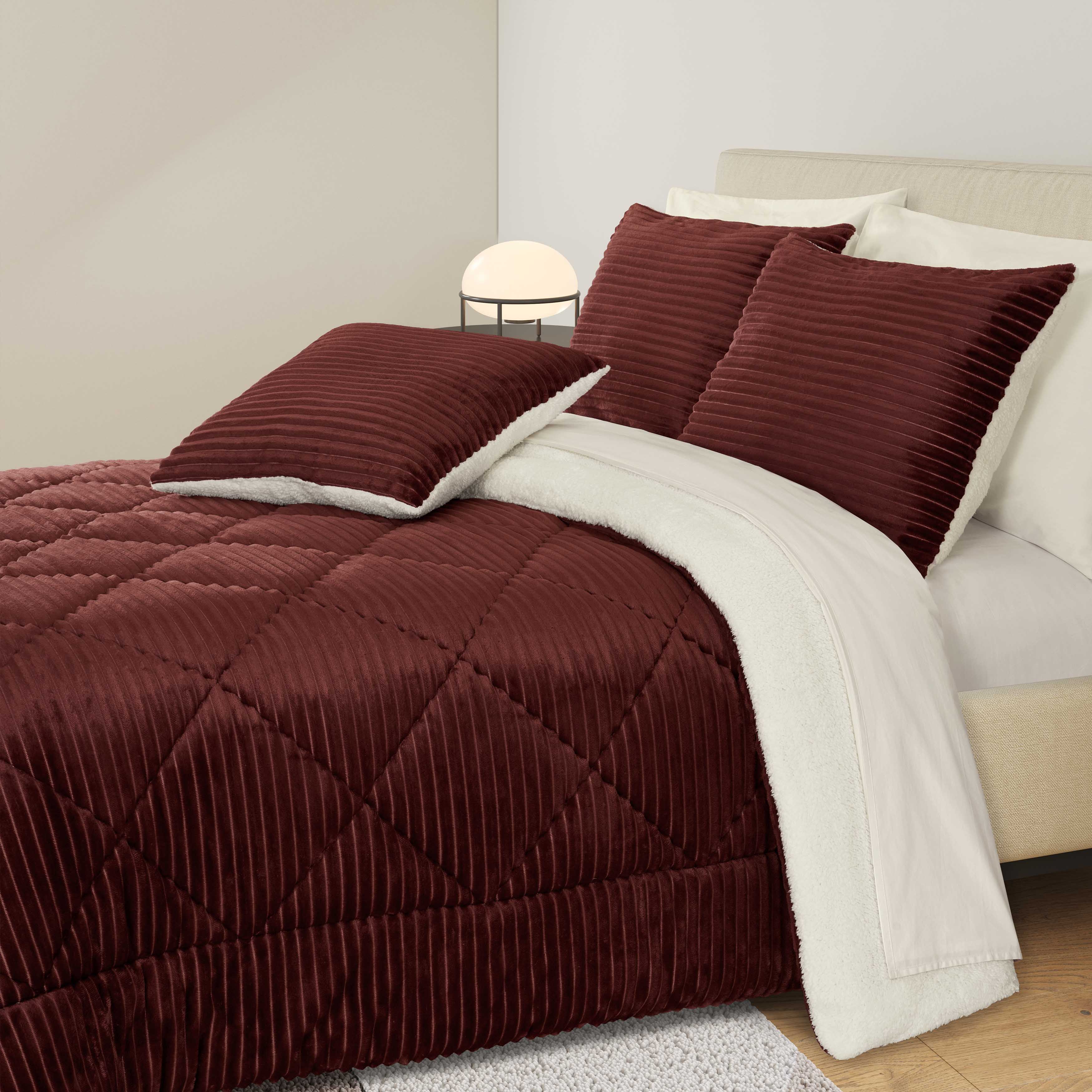 Everett Brick 3 Piece Comforter Set Comforter Sets By J. Queen New York