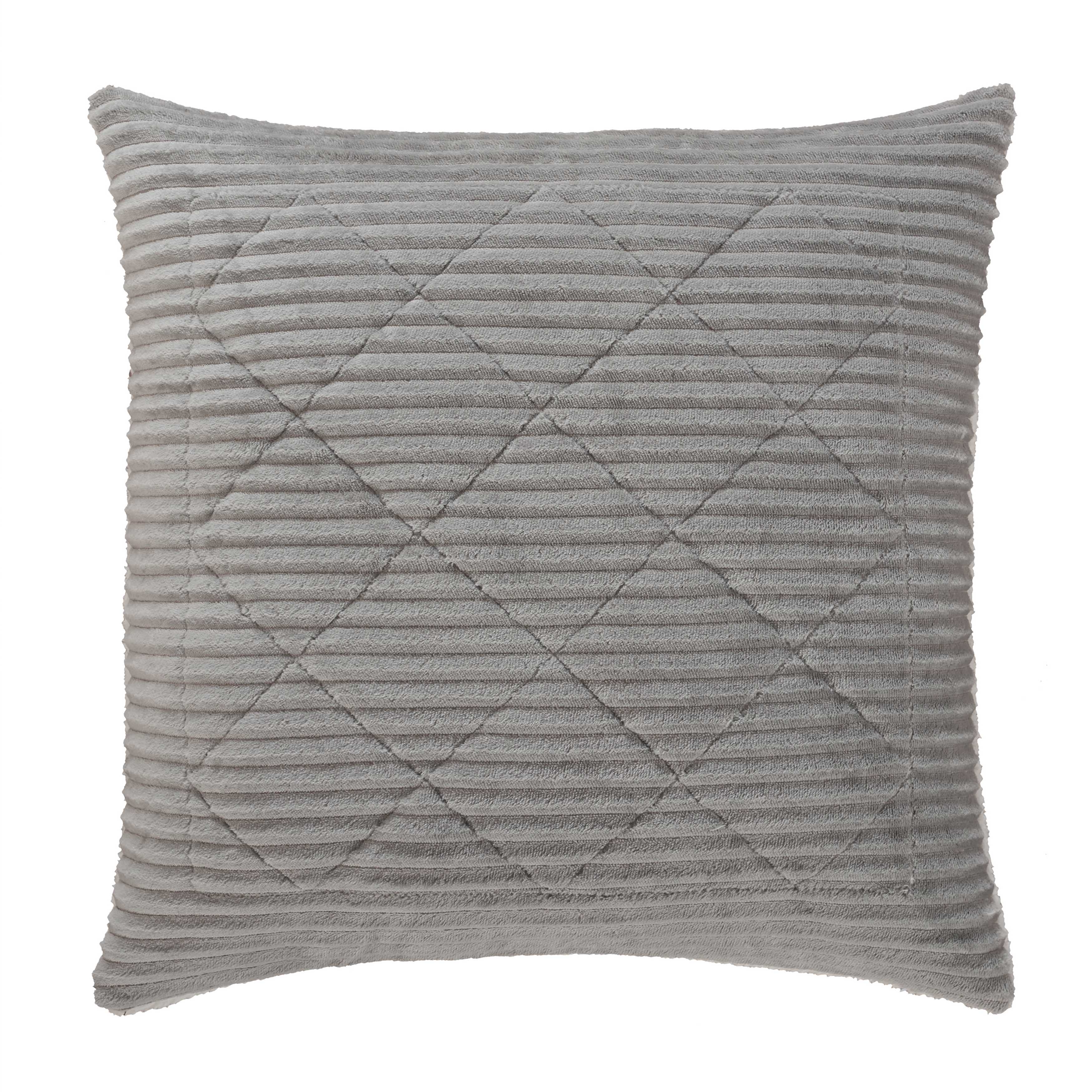Everett Light Grey Euro Sham Euro Sham By J. Queen New York