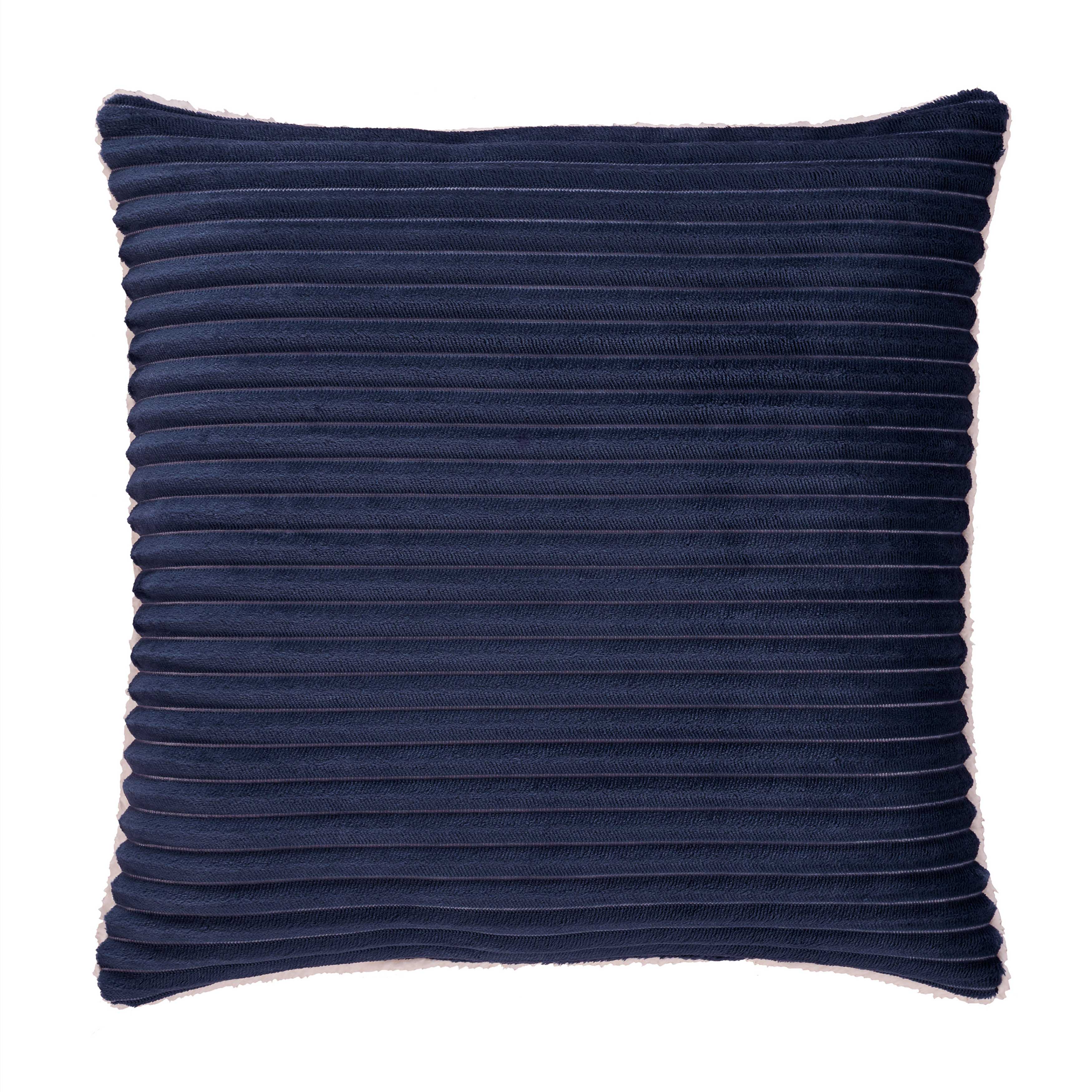 Everett Navy Square Decorative Throw Pillow 20" x 20" Throw Pillows By J. Queen New York