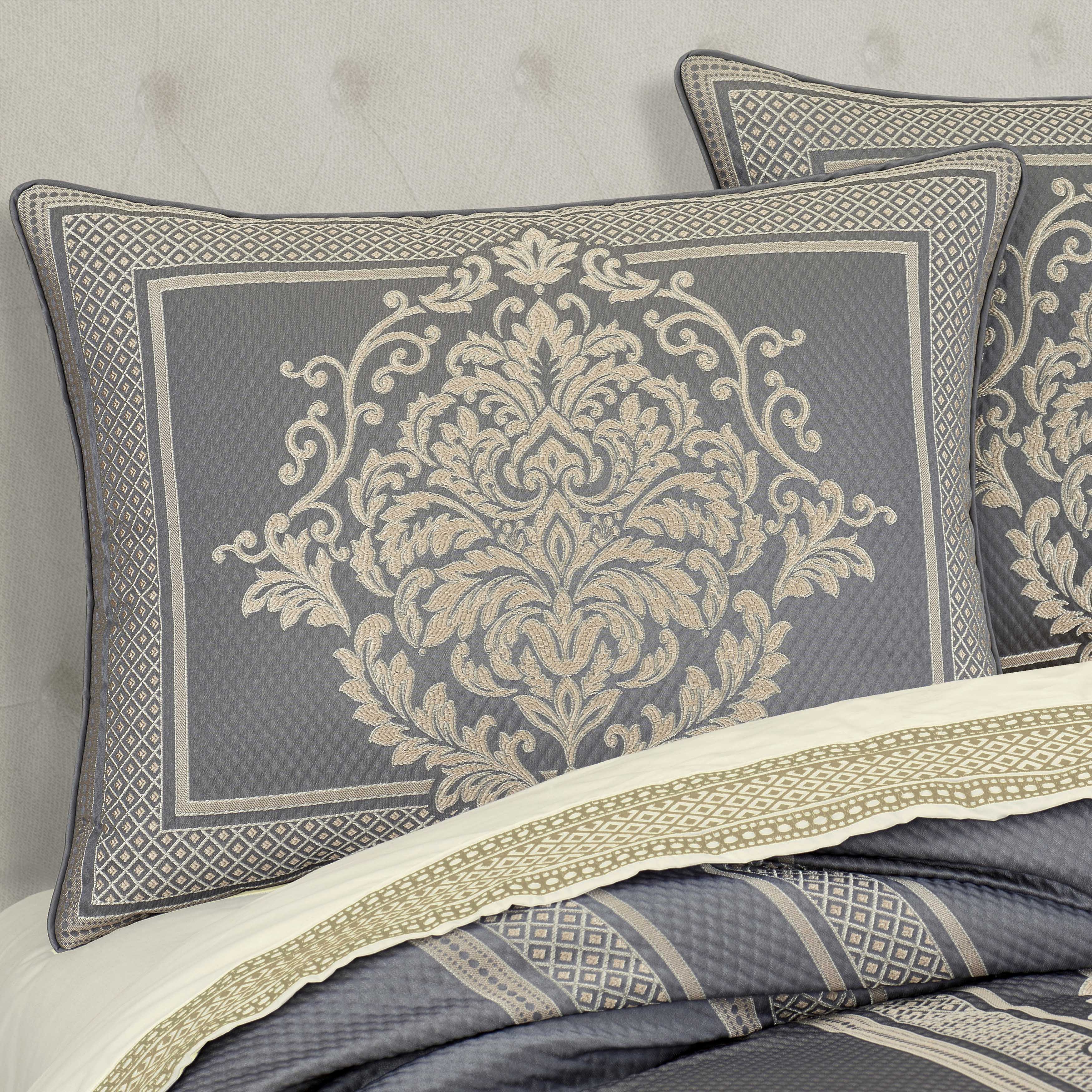 Excelsior French Blue 4 Piece Comforter Set Comforter Sets By J. Queen New York