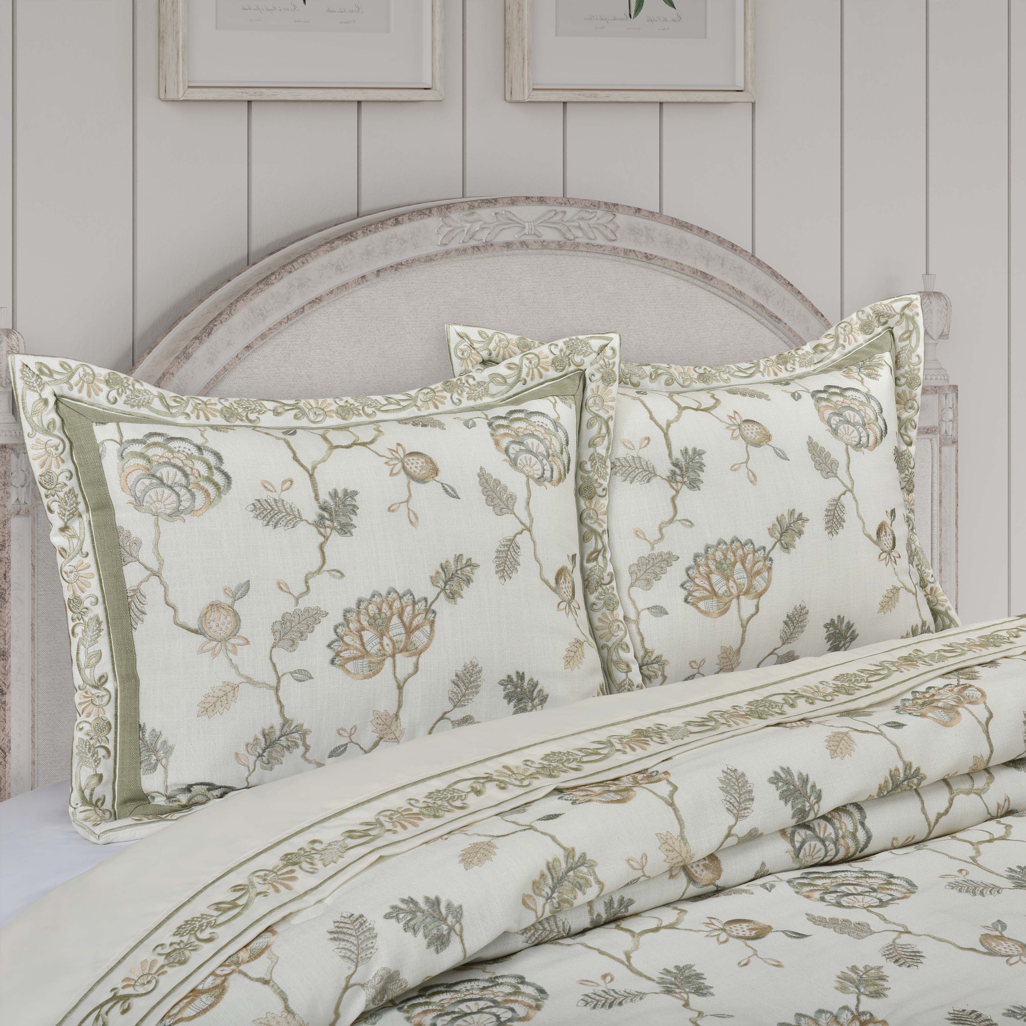 Fairview Sage 4 Piece Comforter Set Comforter Sets By J. Queen New York