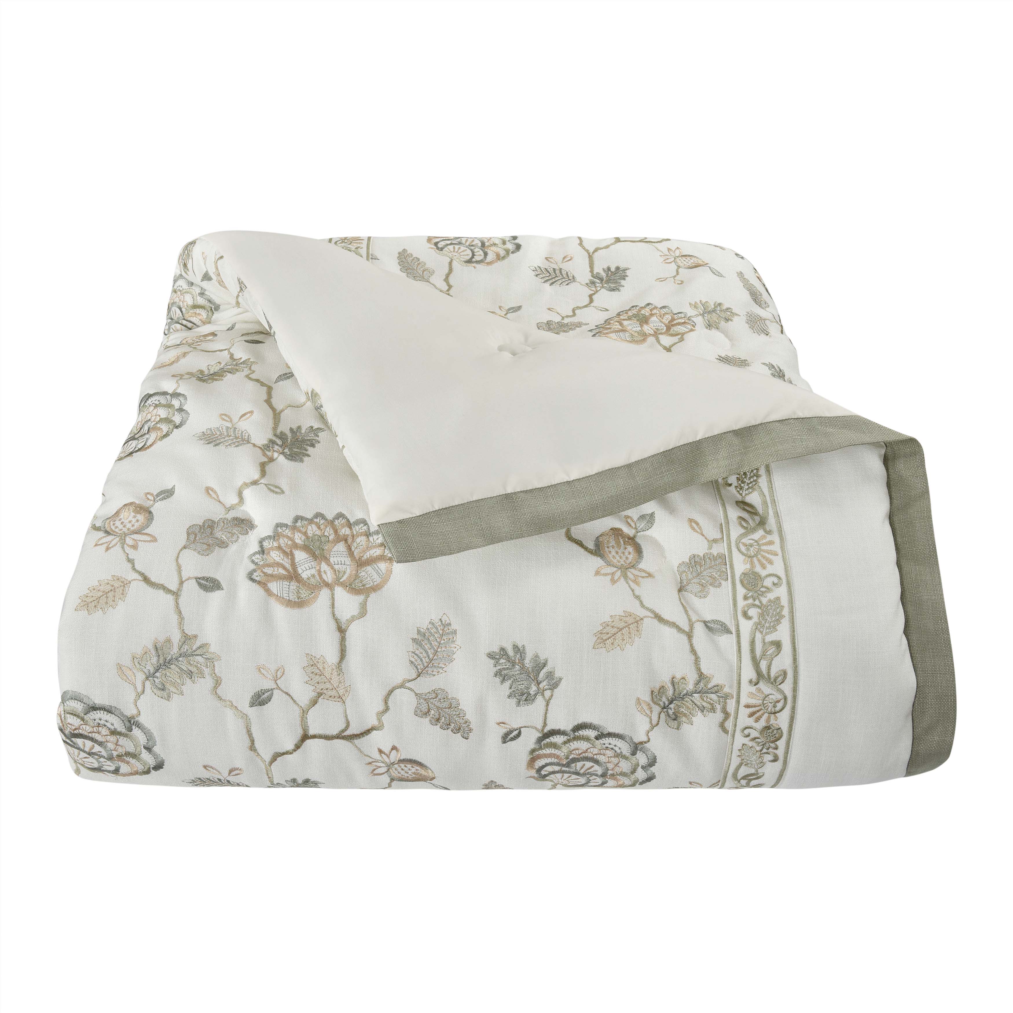 Fairview Sage 4 Piece Comforter Set Comforter Sets By J. Queen New York