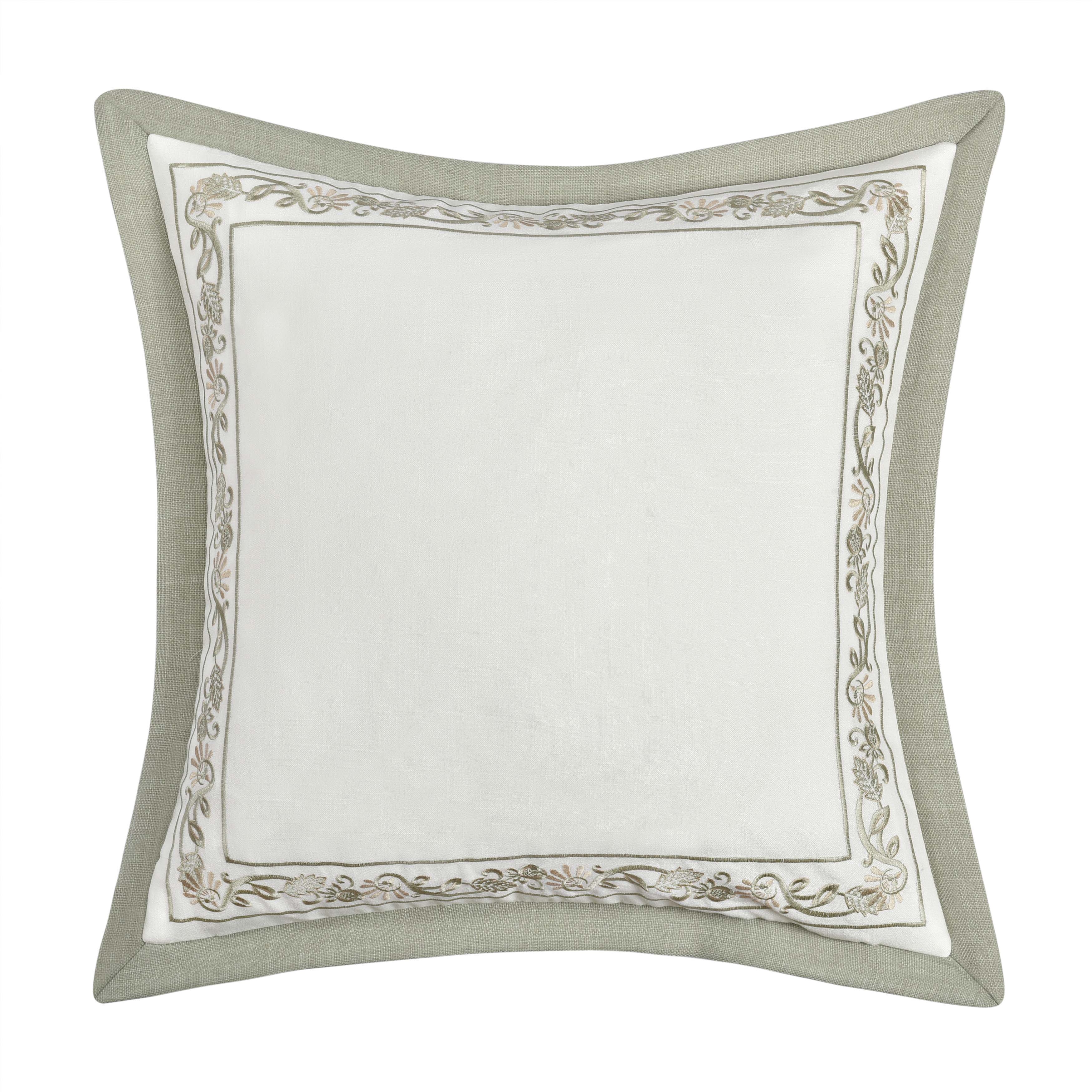 J Queen Fairview Sage Euro Sham-Final Sale Euro Sham By US Office - Latest-bedding