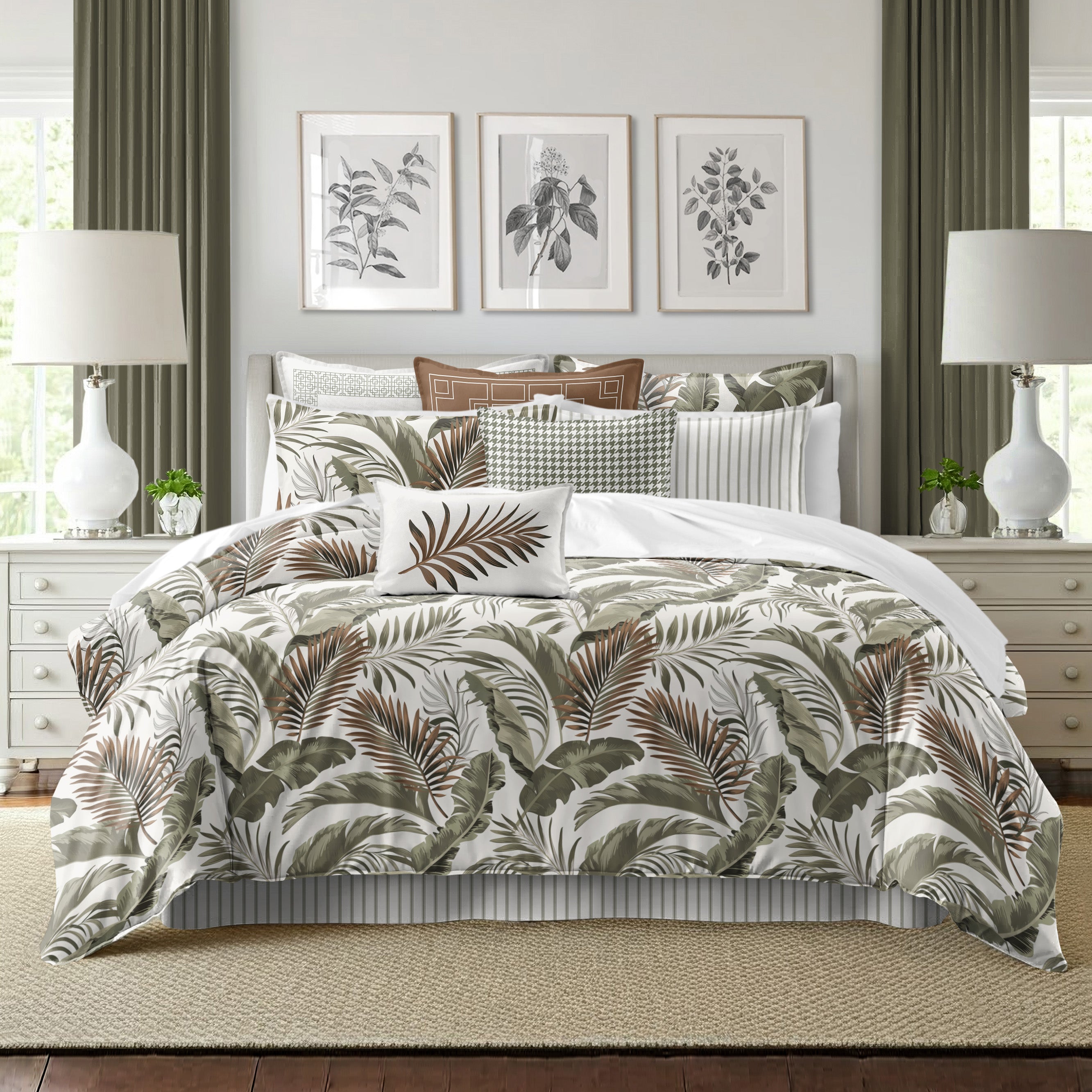 Frondosa Copper 8 Piece Coverlet Set Coverlet By Colcha Linens