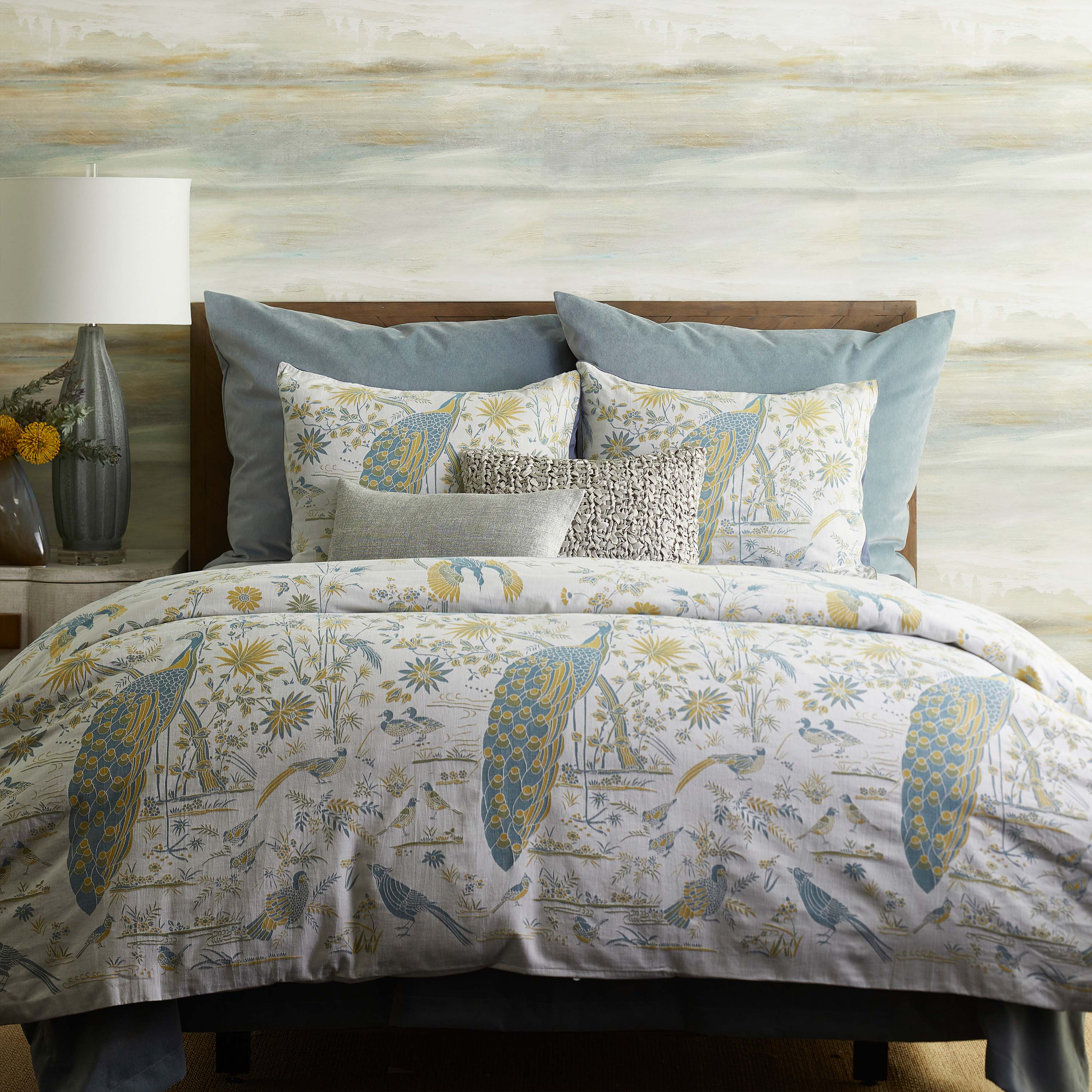 Java Peacock Duvet Cover Set Duvet Covers By Ann Gish