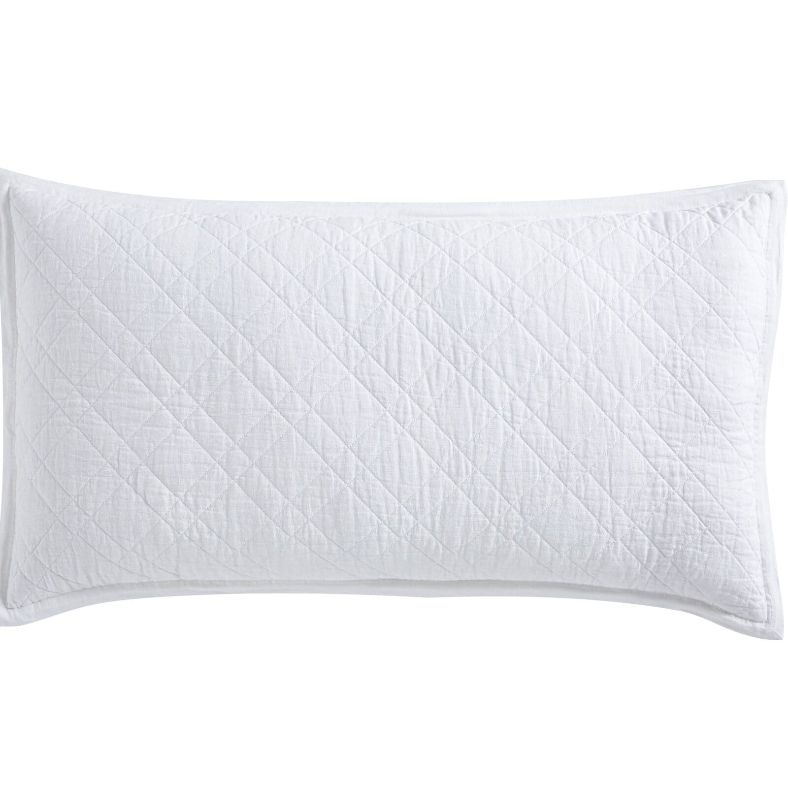 Chloe European Linen Diamond Sham Sham By Orchids Lux Home
