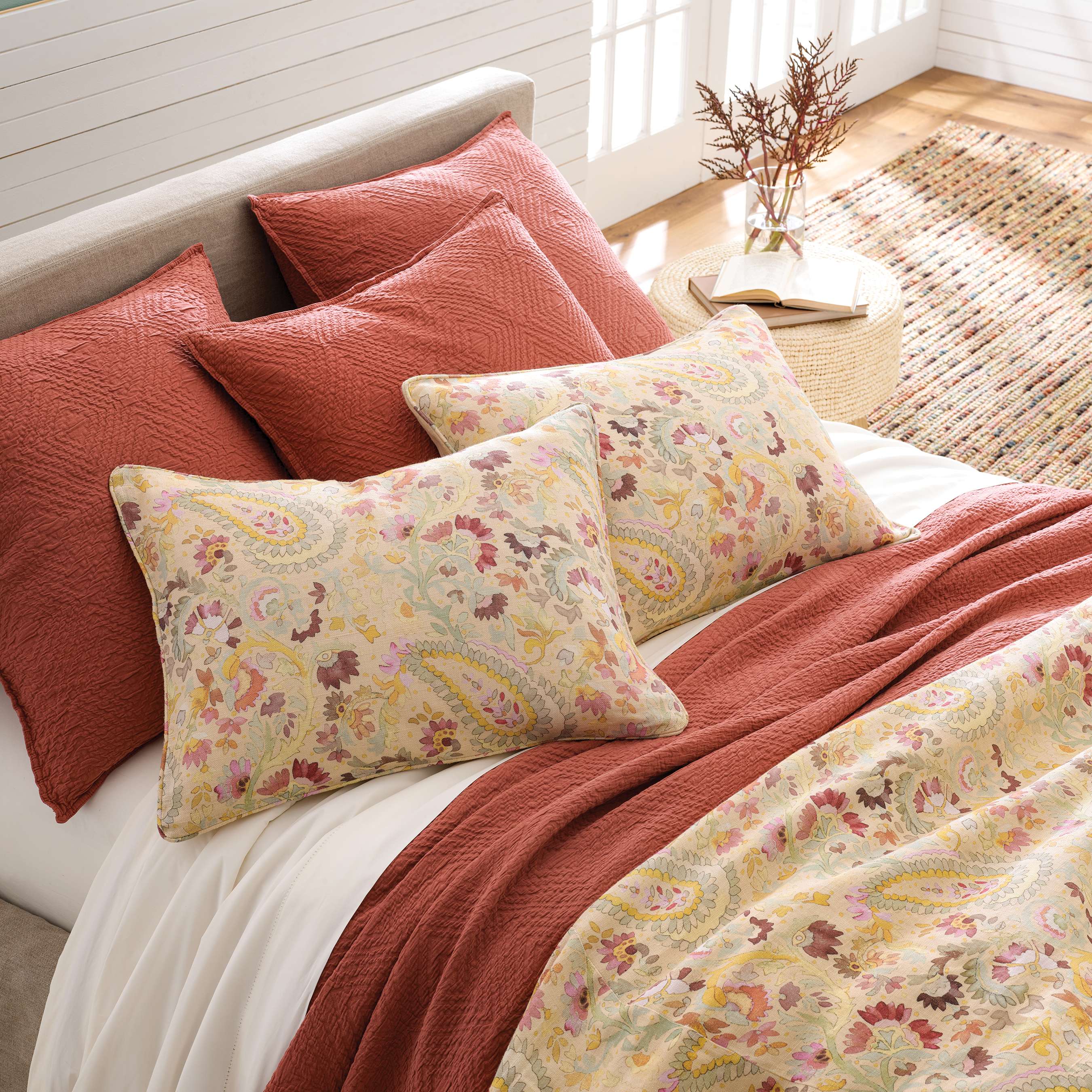 Kerala Matelasse Coverlet Coverlet By Annie Selke